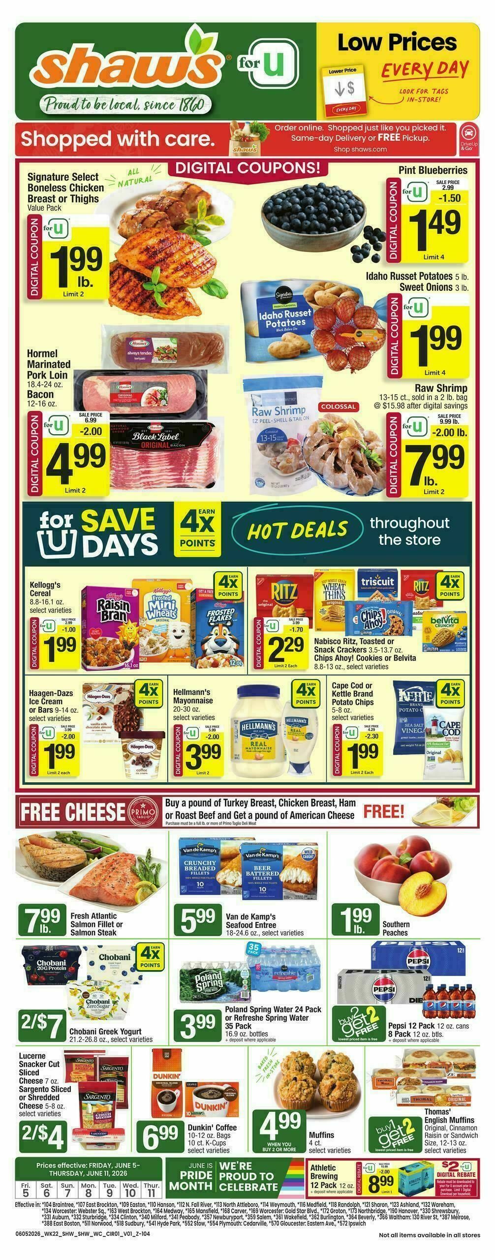 Shaw's Weekly Ad from June 5