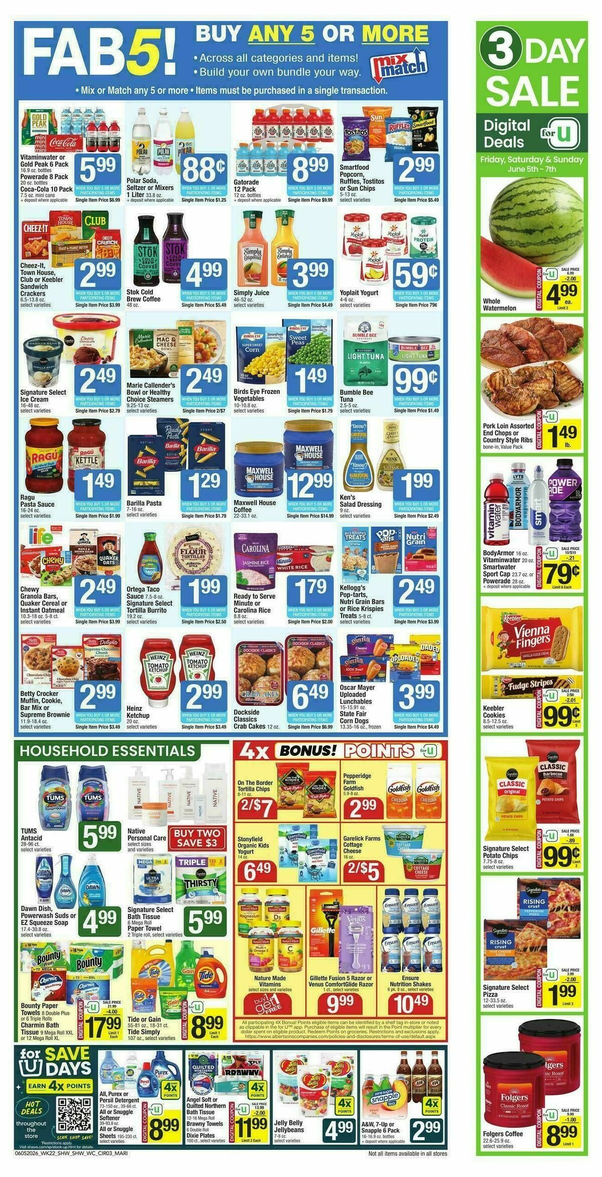 Shaw's Weekly Ad from June 5