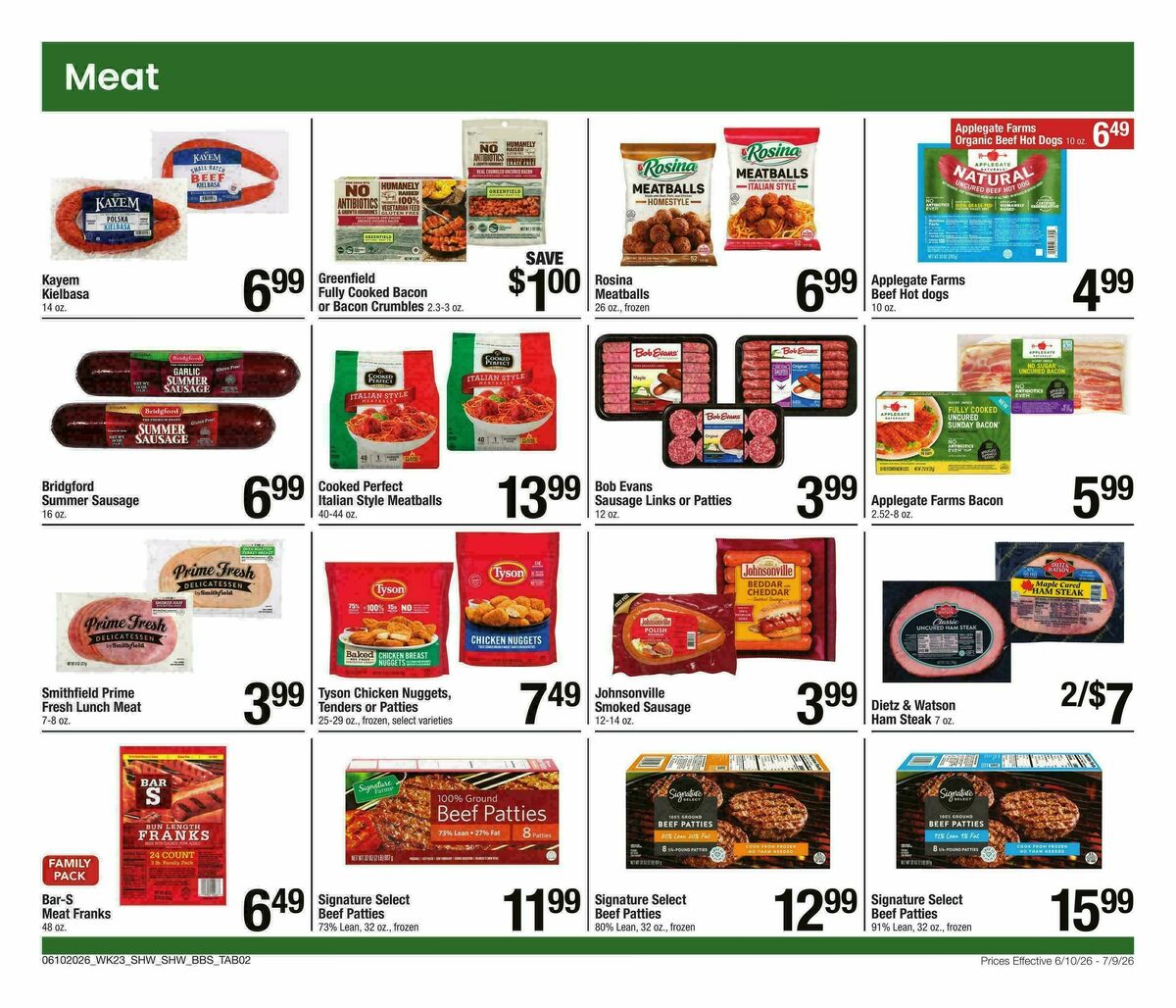 Shaw's Big Book of Savings Weekly Ad from June 10