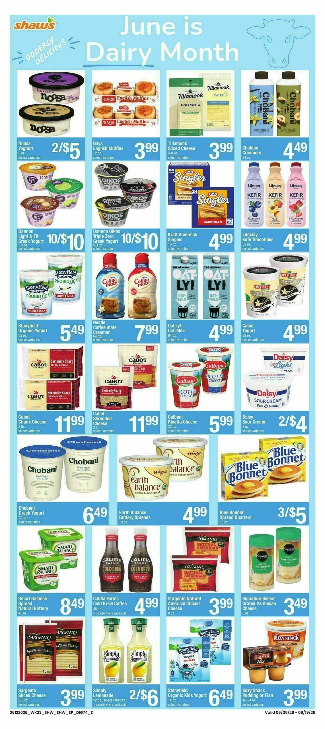 Shaw's Weekly Ad from June 12