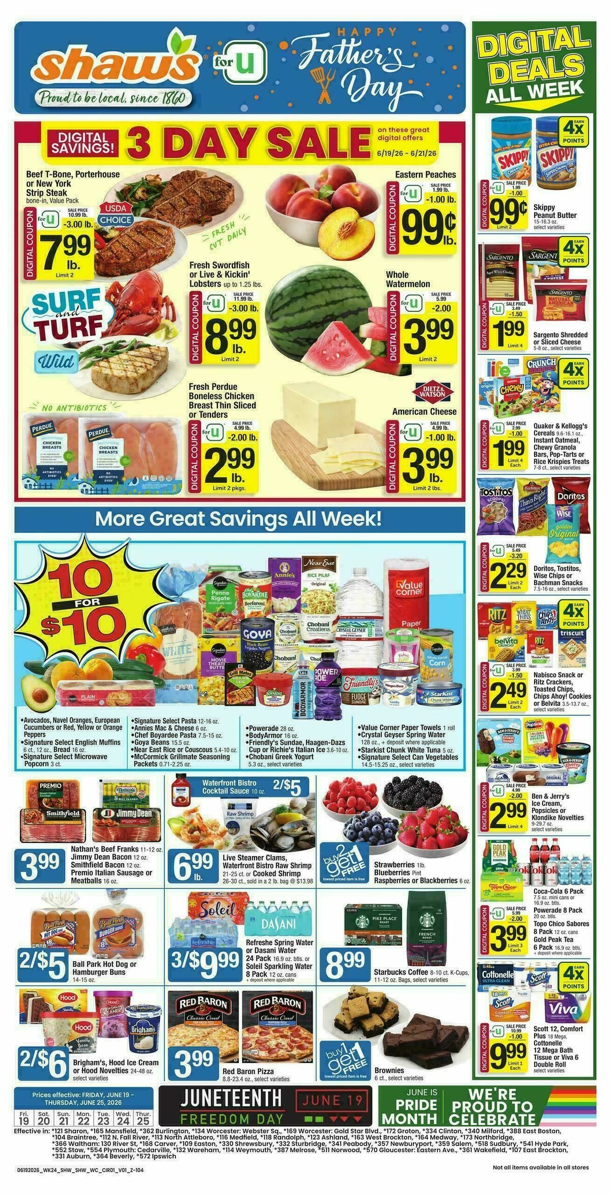 Shaw's Weekly Ad from June 19