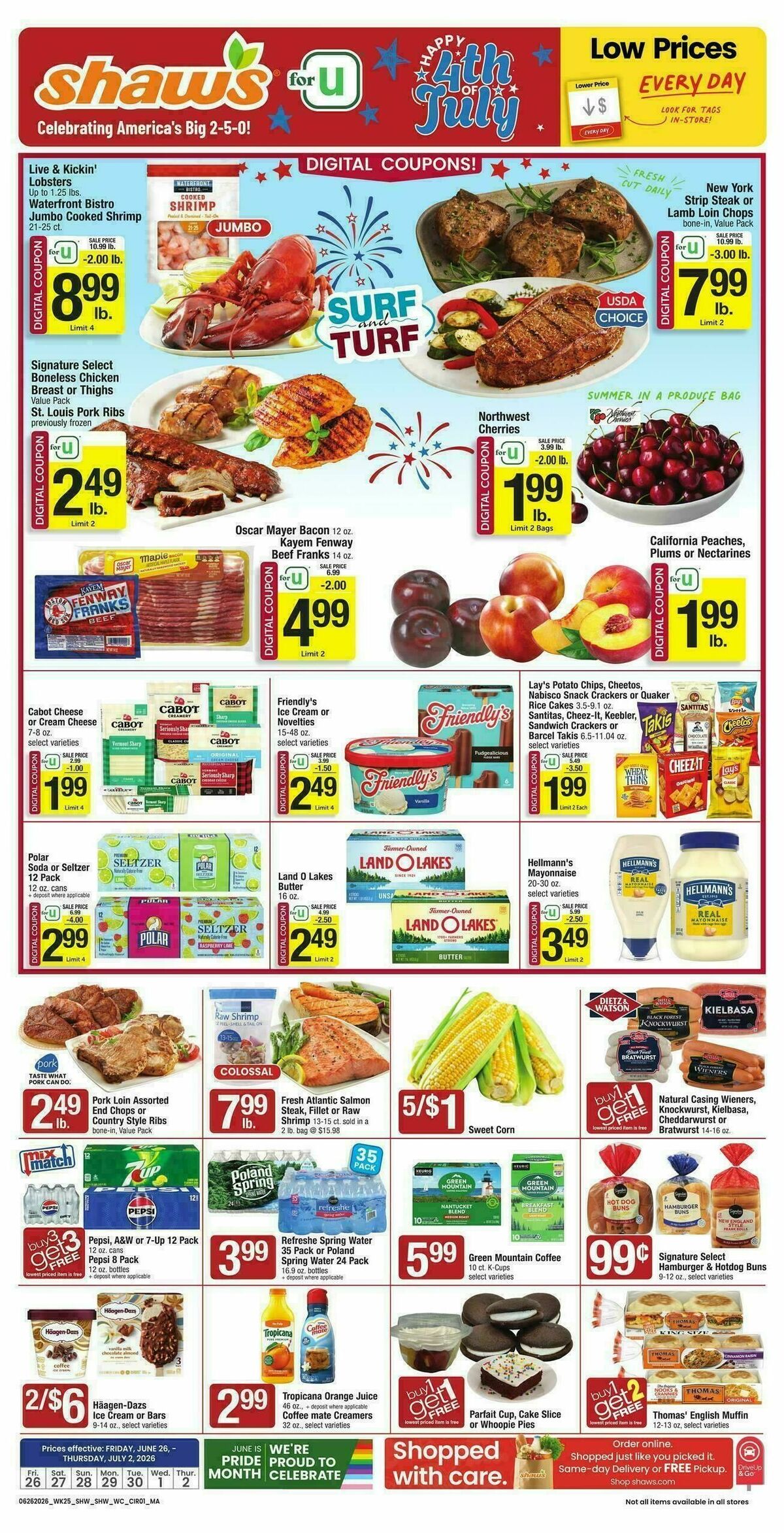 Shaw's Weekly Ad from June 26