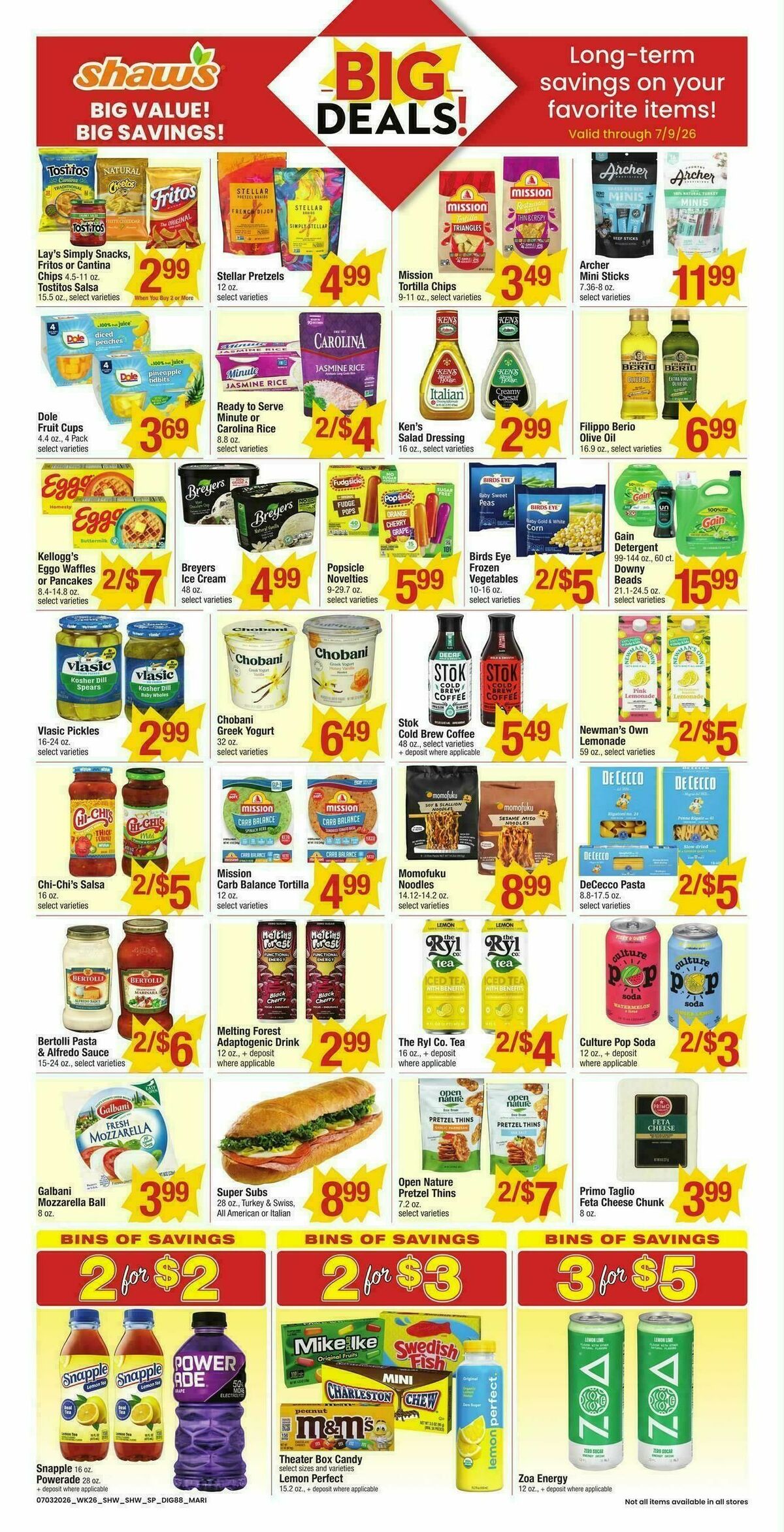 Shaw's Weekly Ad from July 3