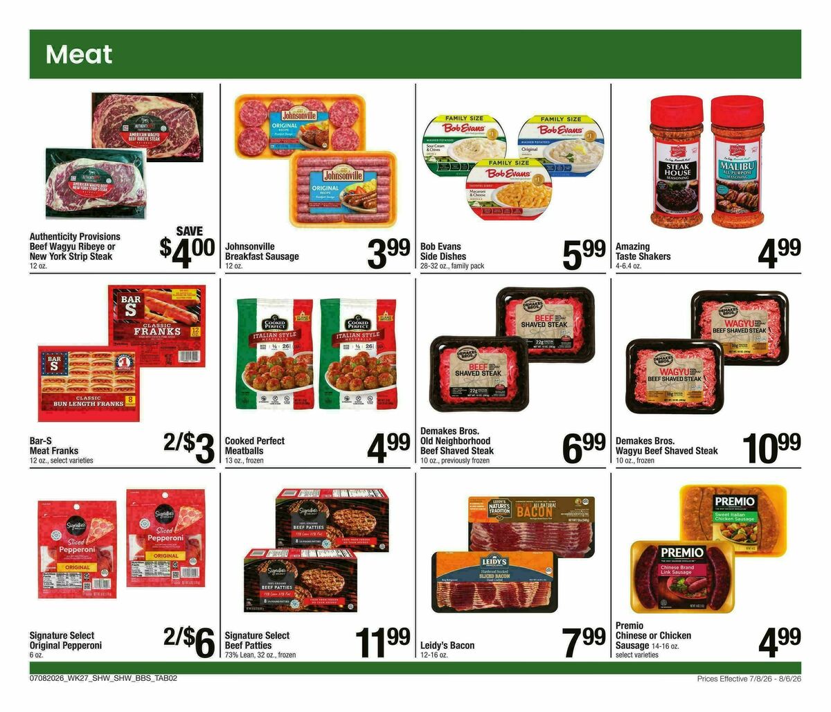 Shaw's Big Book of Savings Weekly Ad from July 8