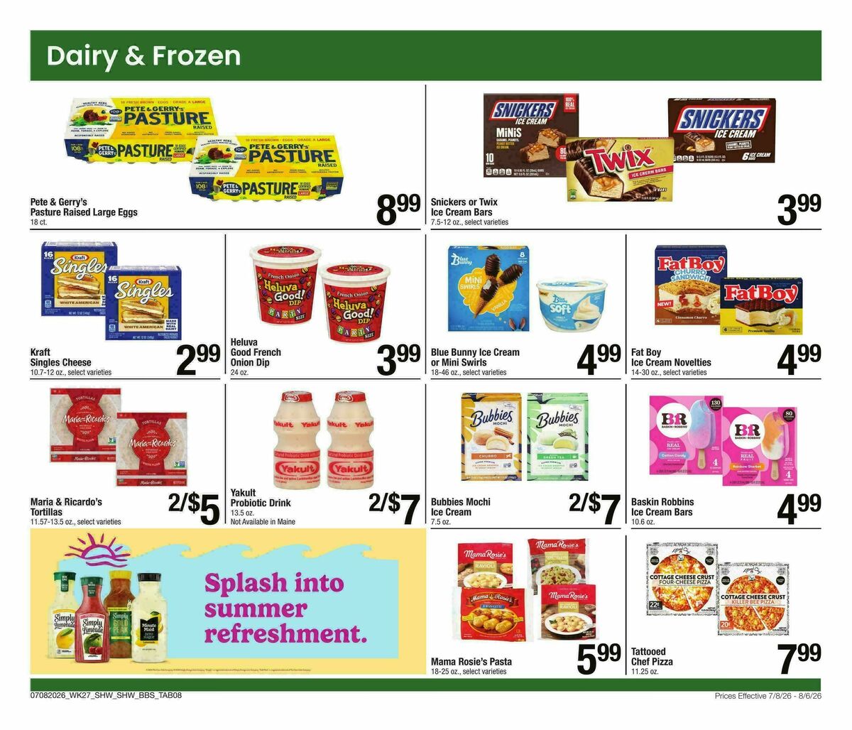 Shaw's Big Book of Savings Weekly Ad from July 8