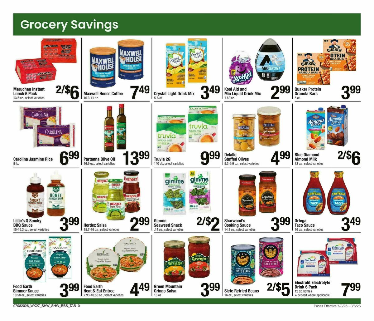 Shaw's Big Book of Savings Weekly Ad from July 8