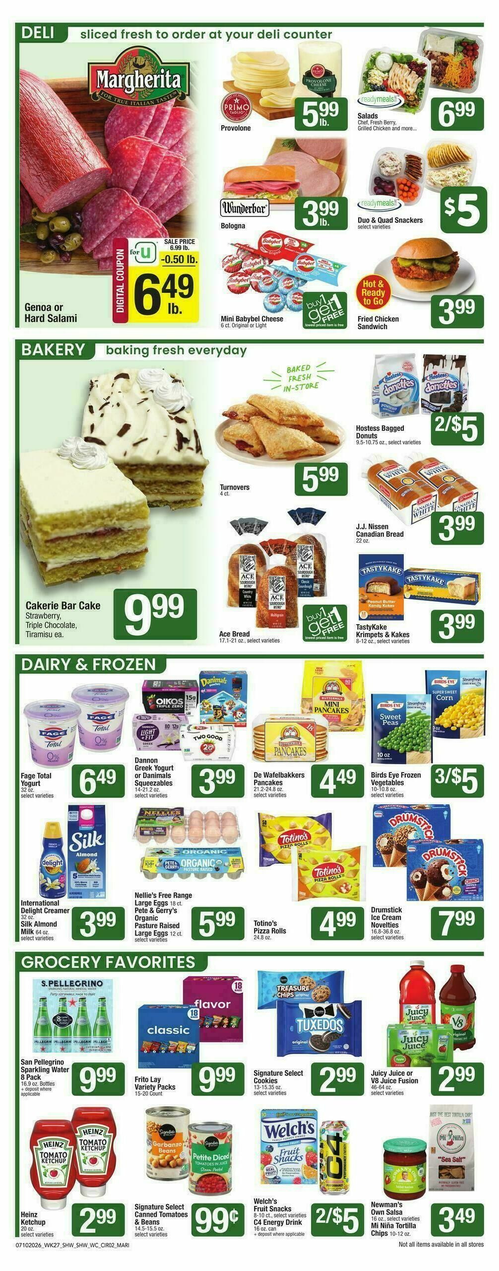Shaw's Weekly Ad from July 10
