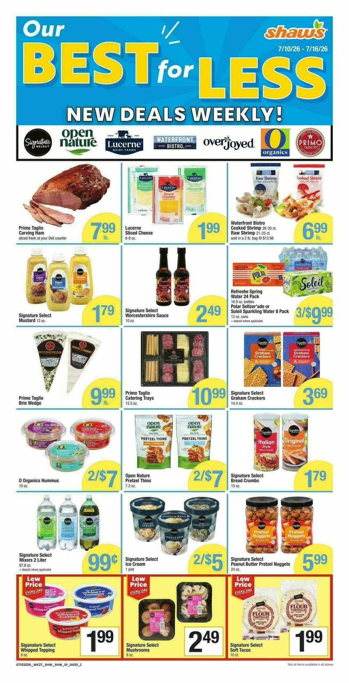 Shaw's Weekly Ad from July 10