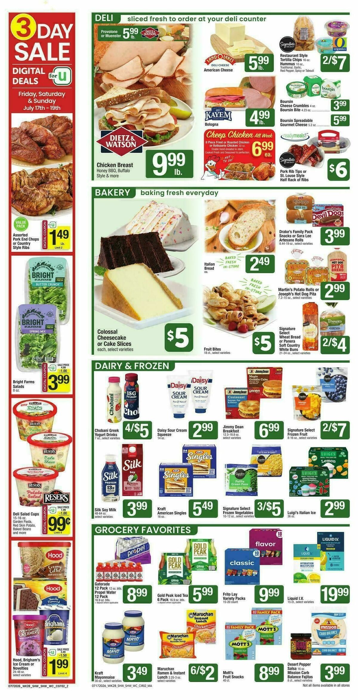 Shaw's Weekly Ad from July 17