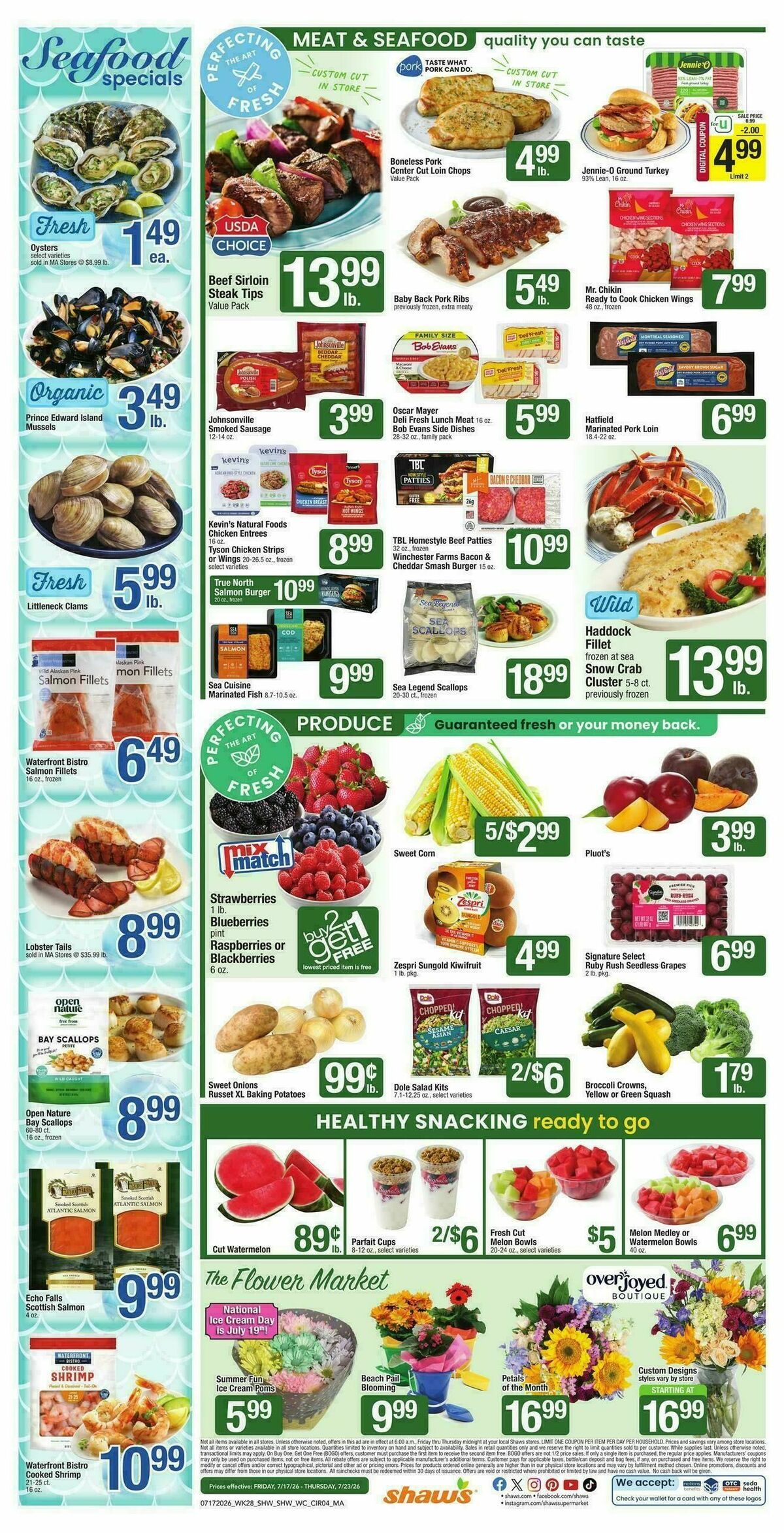Shaw's Weekly Ad from July 17
