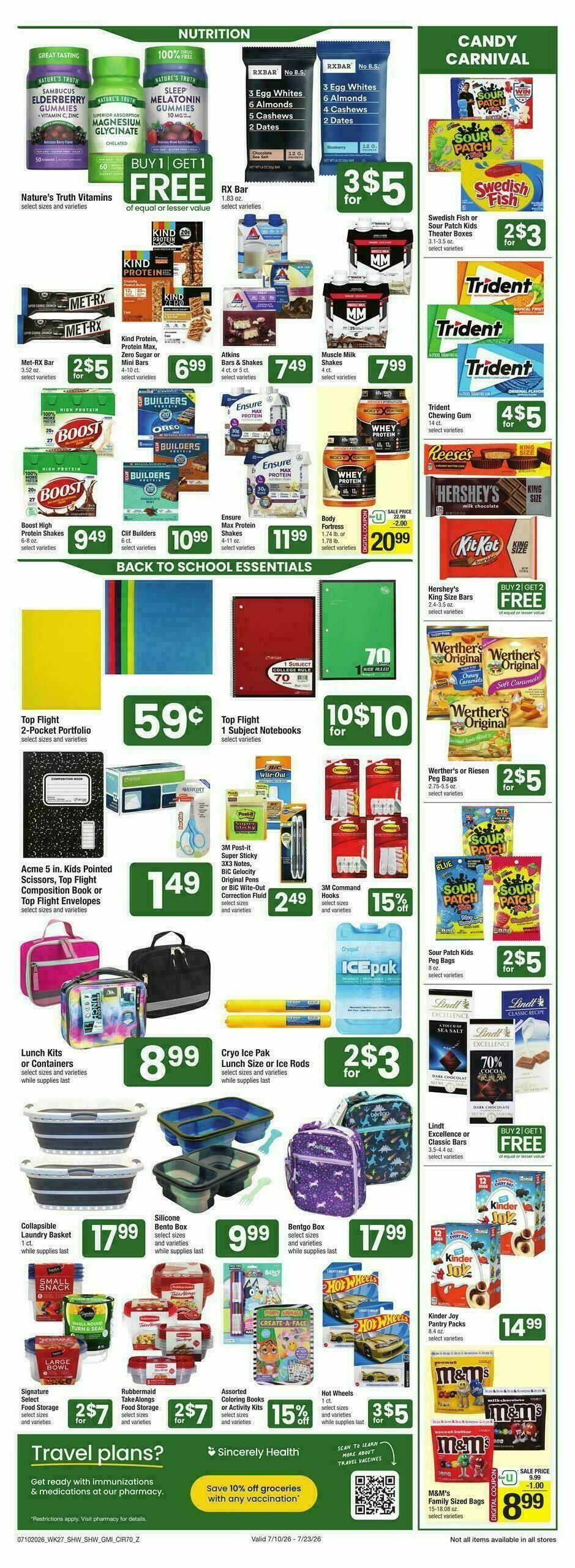 Shaw's Weekly Ad from July 17