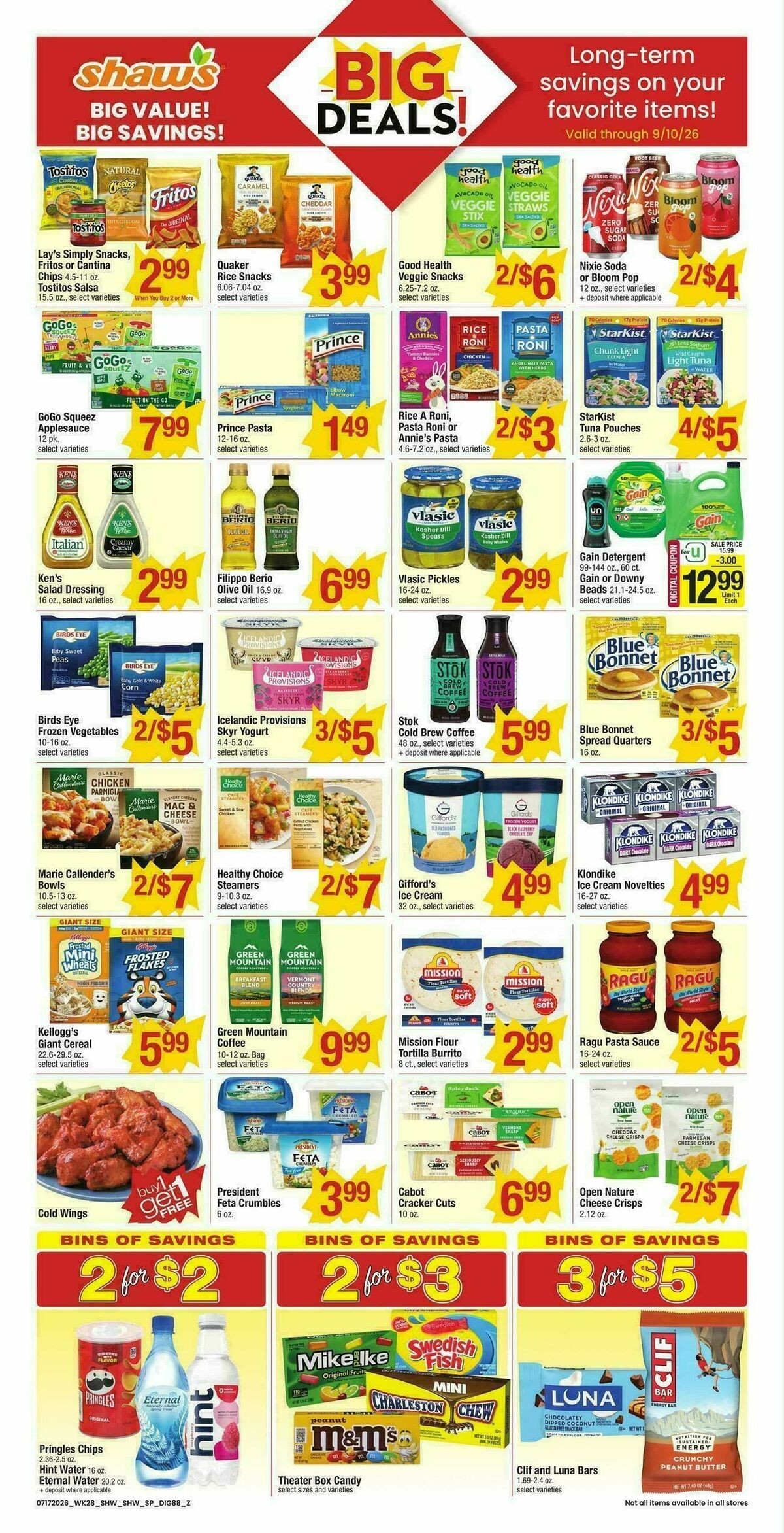 Shaw's Weekly Ad from July 17