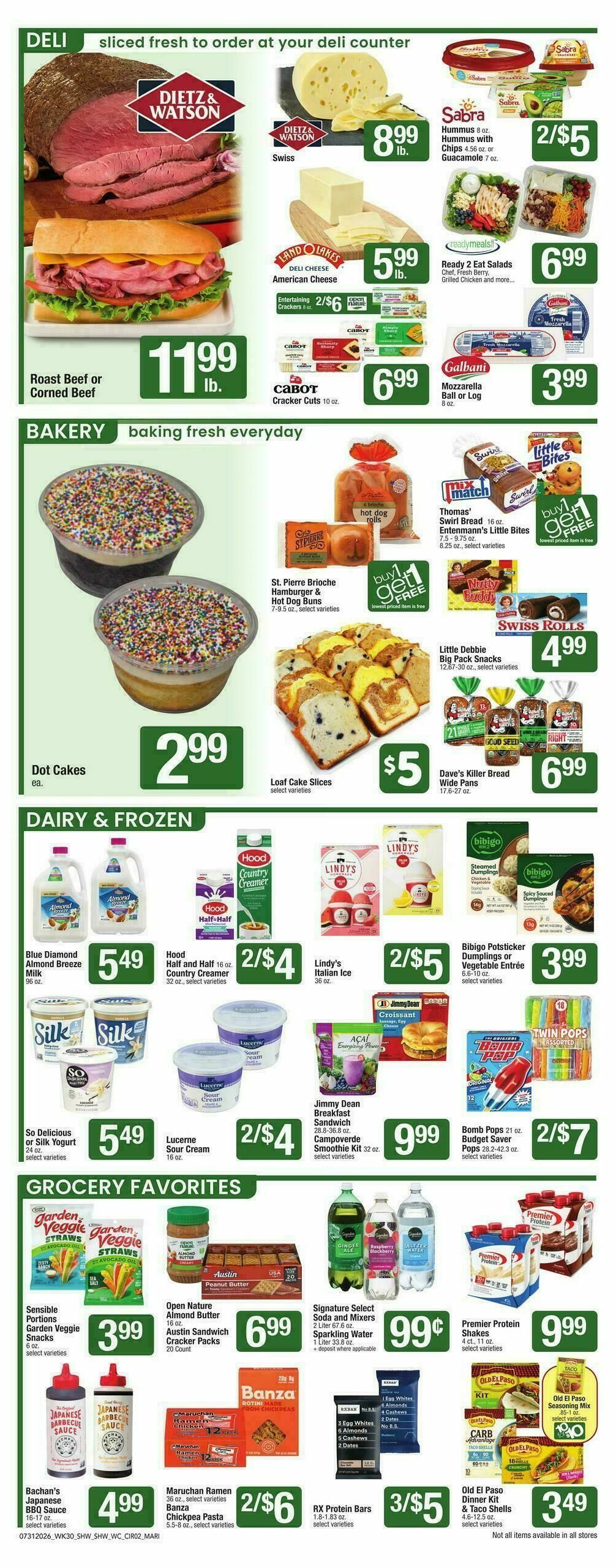 Shaw's Weekly Ad from July 31