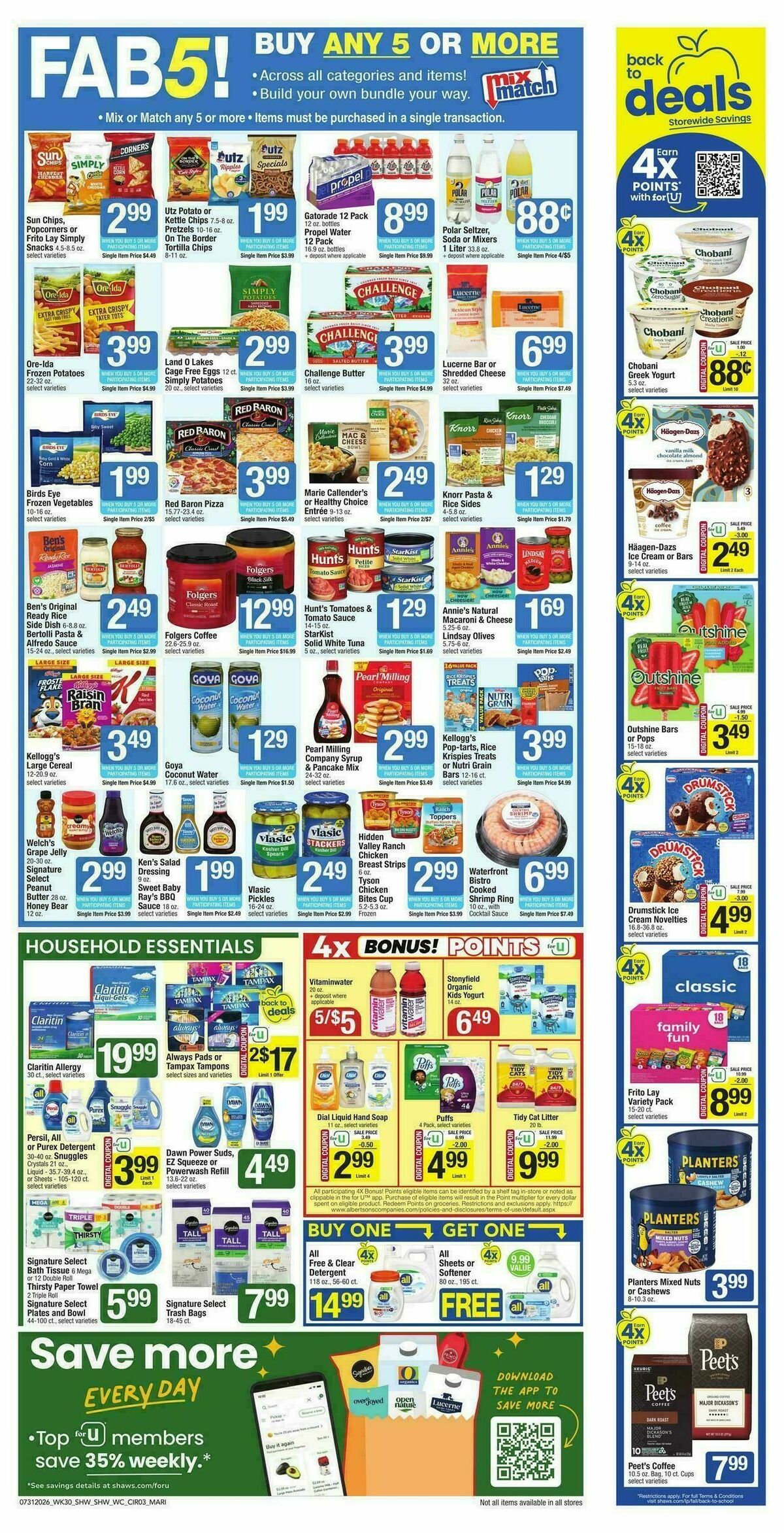 Shaw's Weekly Ad from July 31