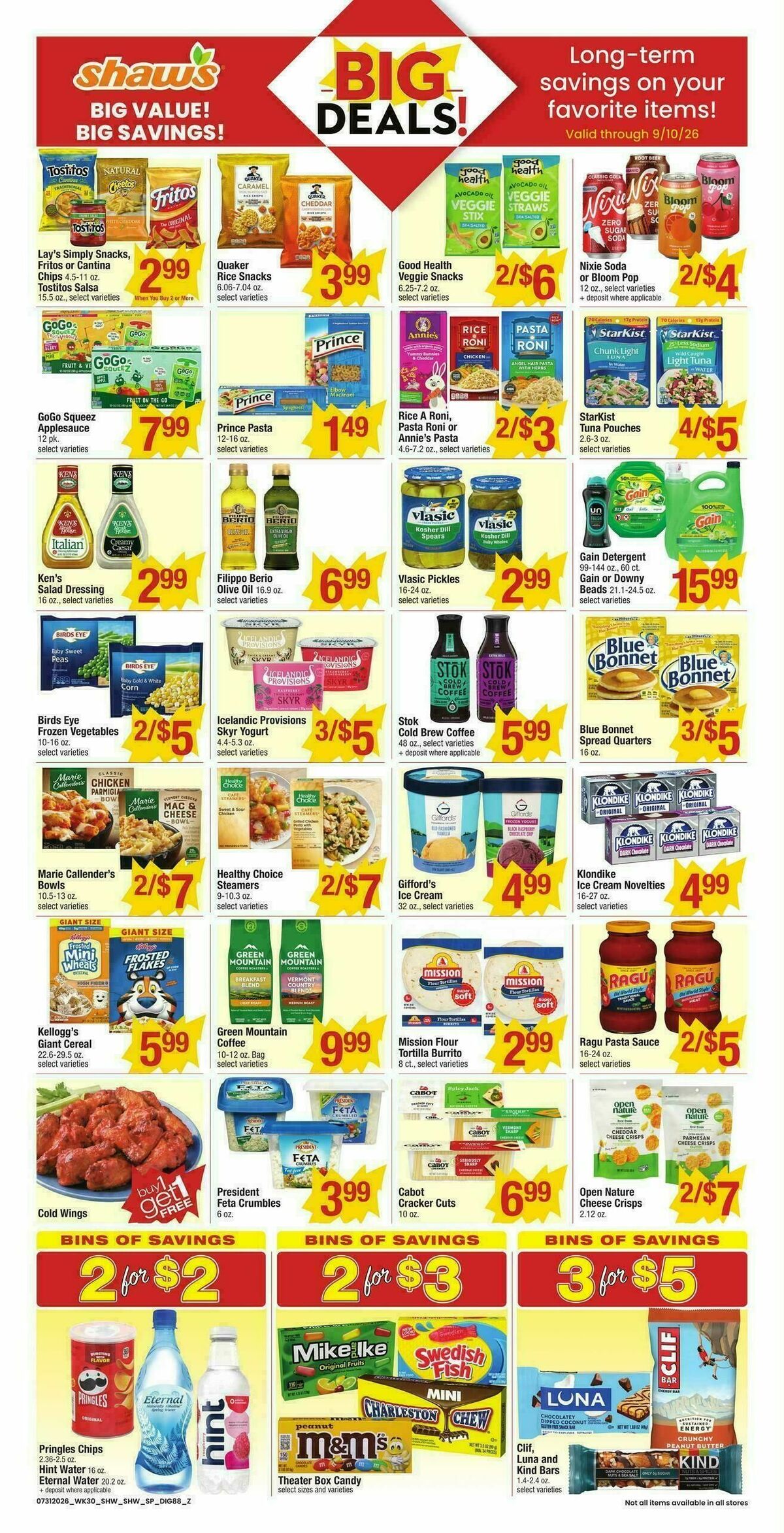 Shaw's Weekly Ad from July 31