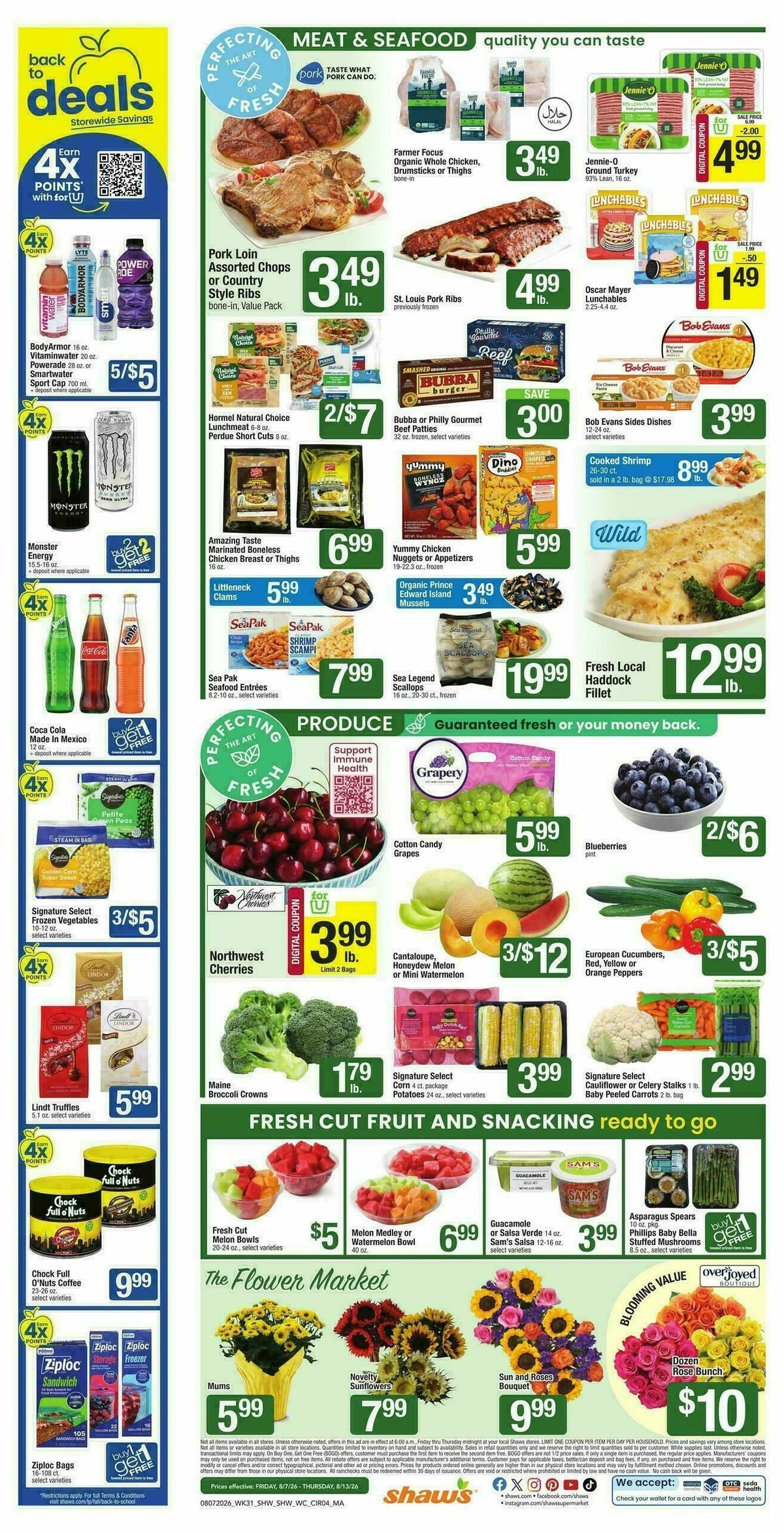 Shaw's Weekly Ad from August 7