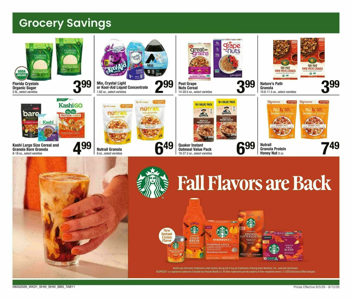 Shaw's Big Book of Savings Weekly Ad from August 5