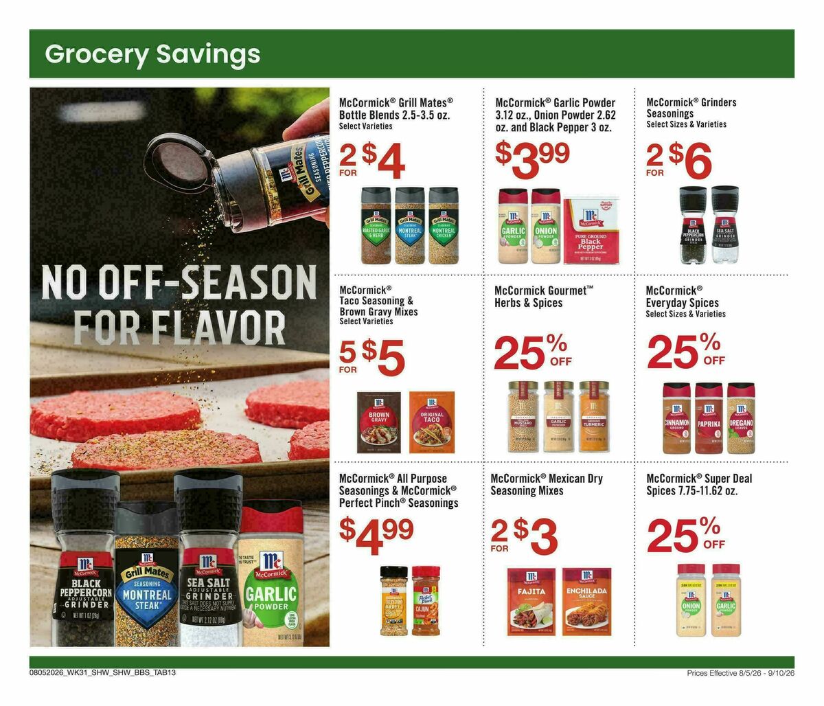 Shaw's Big Book of Savings Weekly Ad from August 5