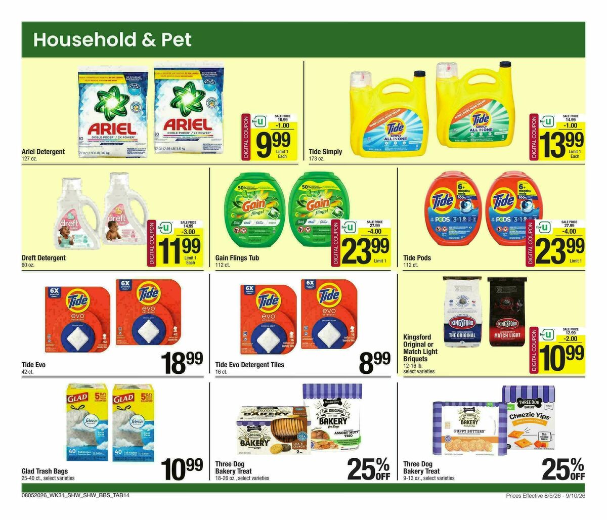 Shaw's Big Book of Savings Weekly Ad from August 5