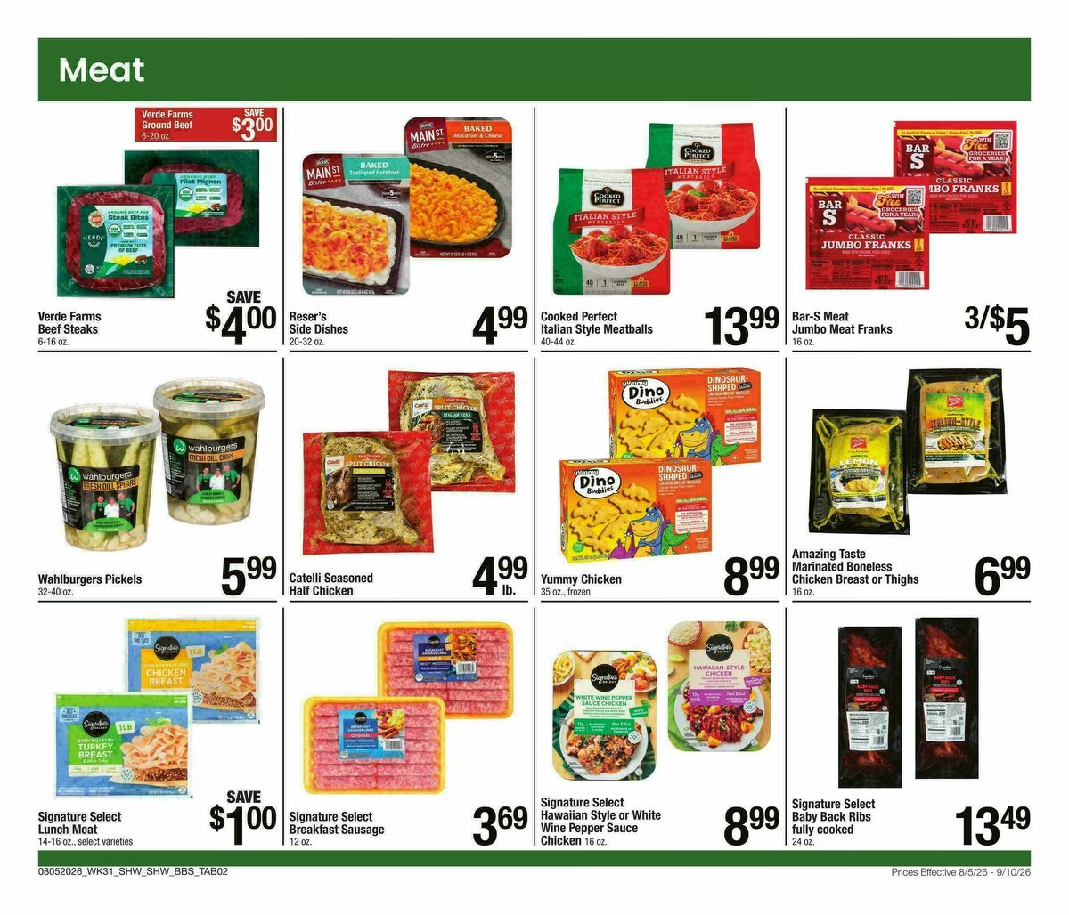 Shaw's Big Book of Savings Weekly Ad from August 5