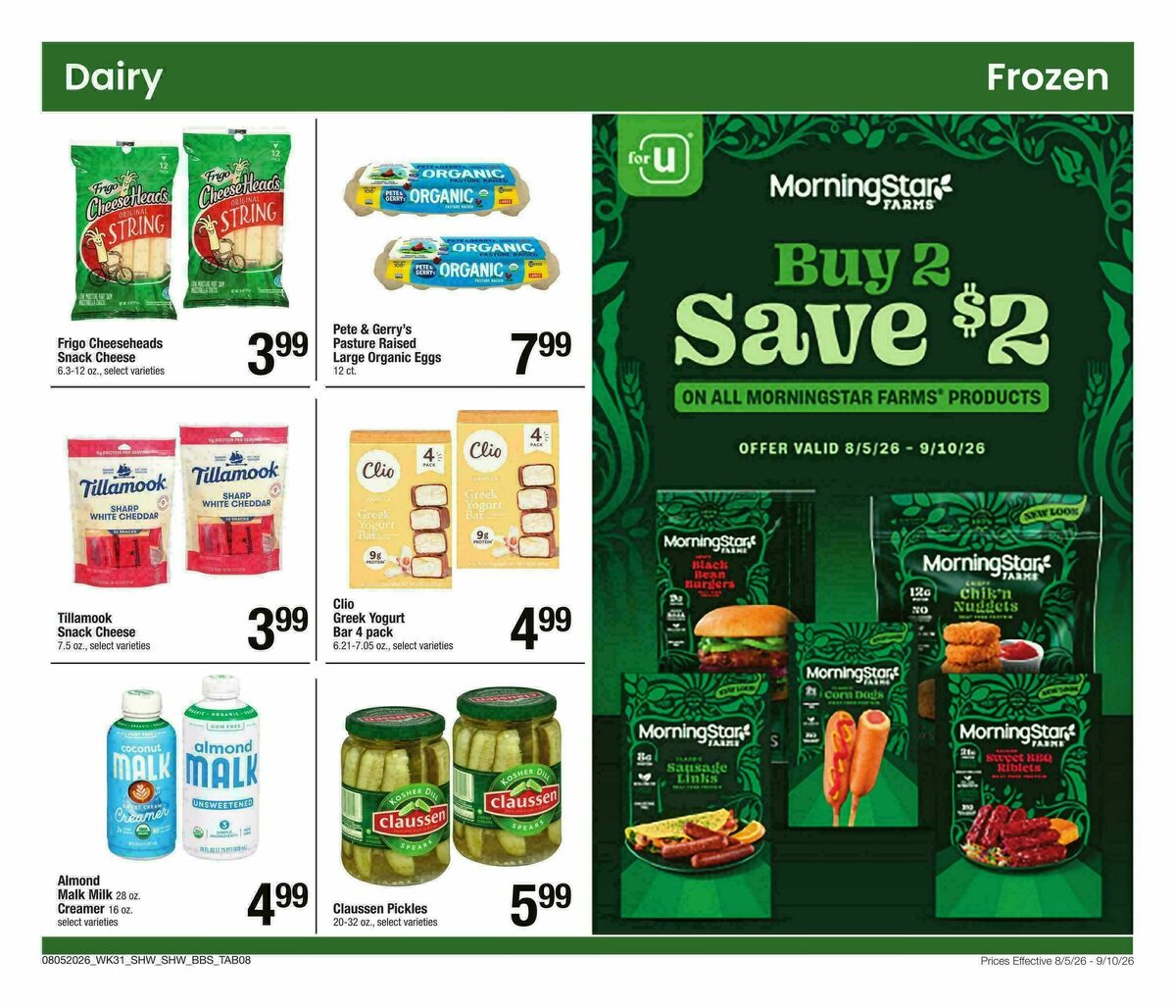 Shaw's Big Book of Savings Weekly Ad from August 5