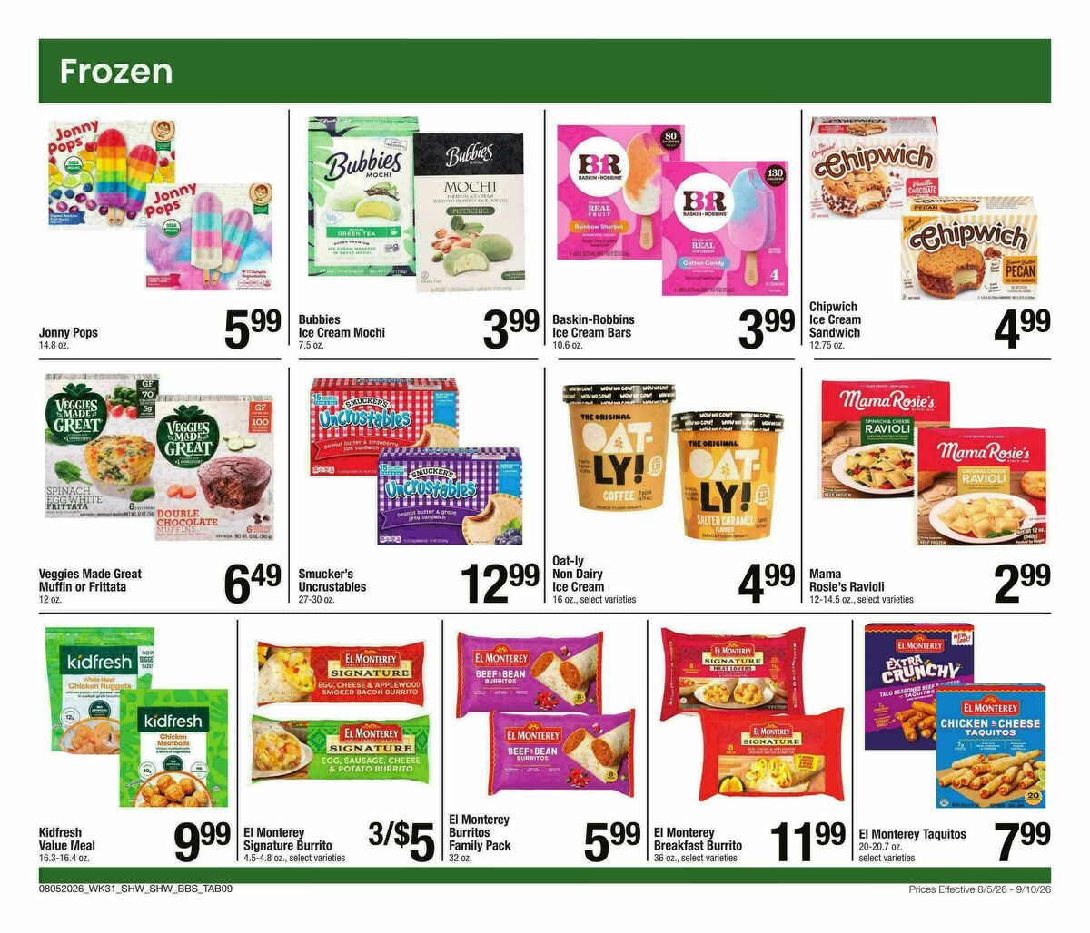Shaw's Big Book of Savings Weekly Ad from August 5