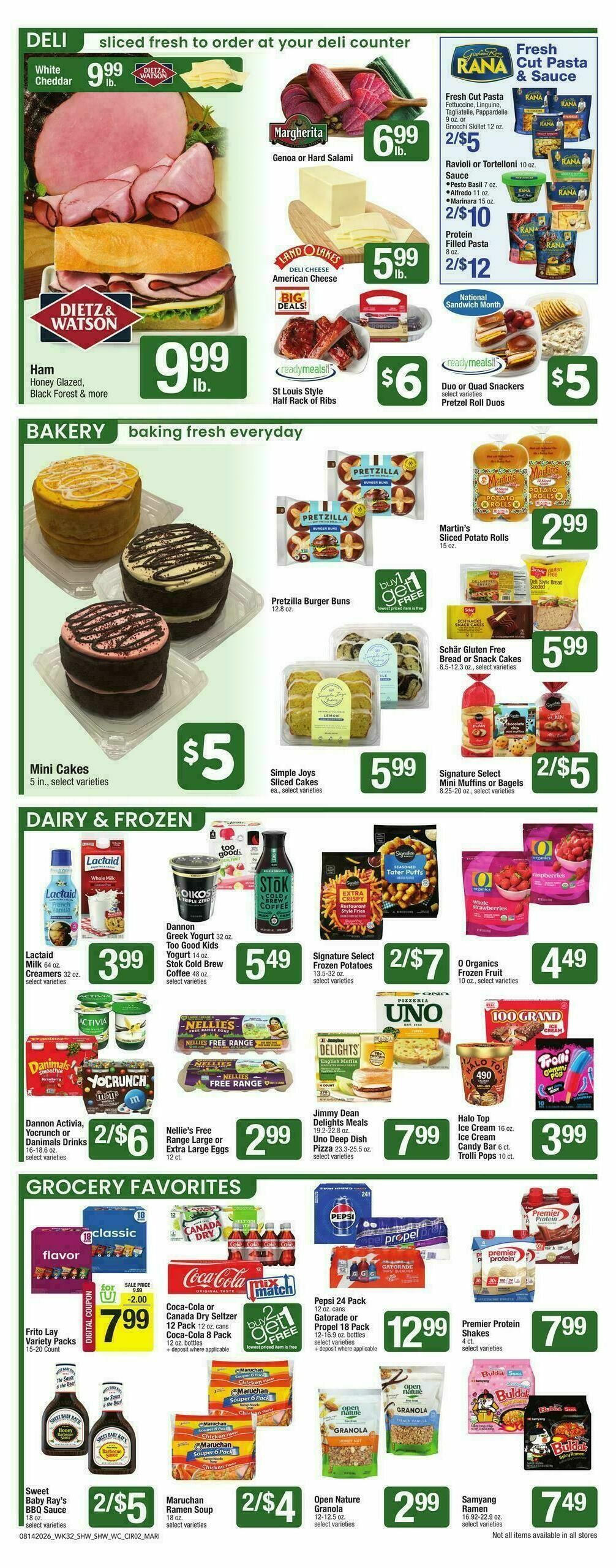 Shaw's Weekly Ad from August 14