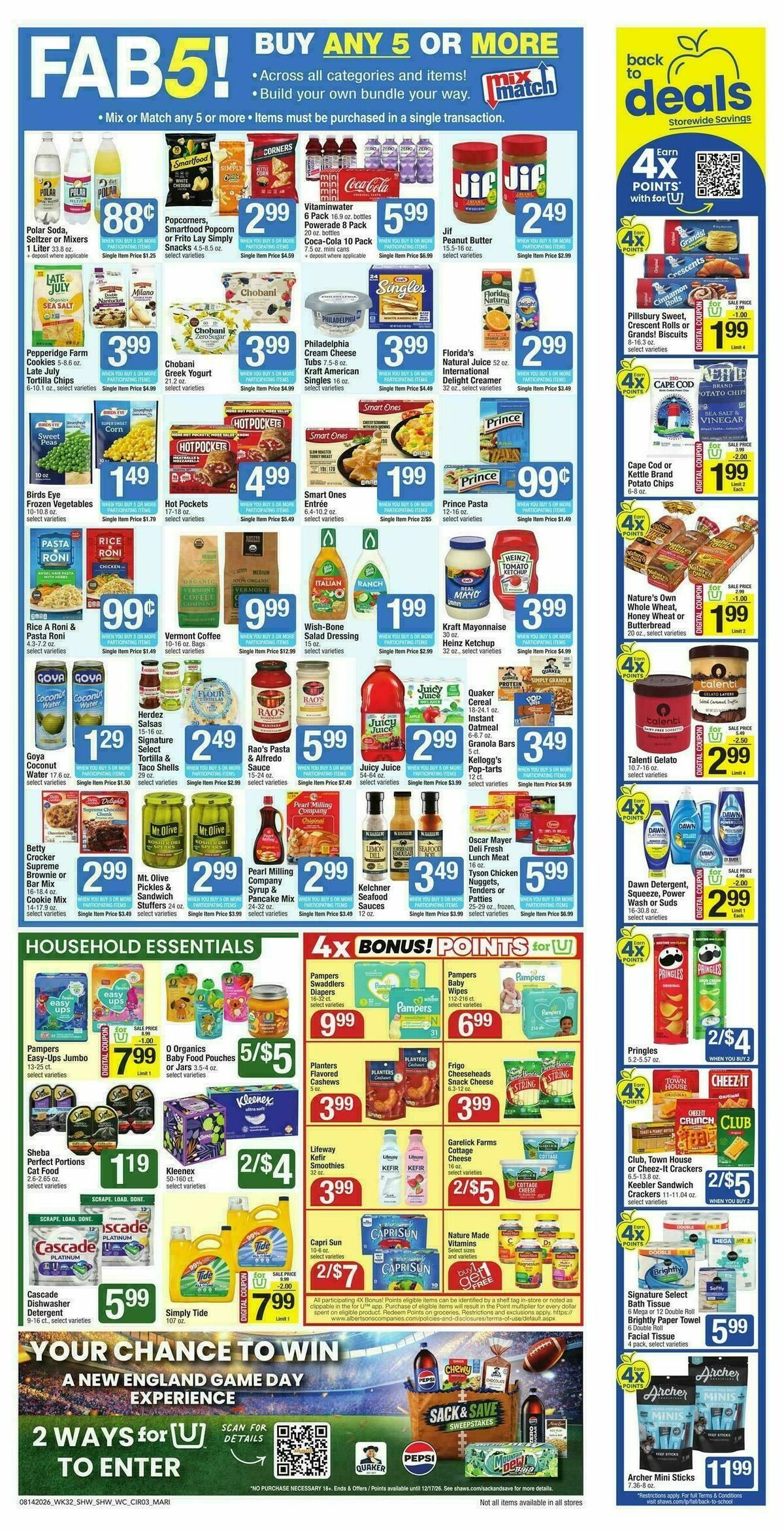 Shaw's Weekly Ad from August 14