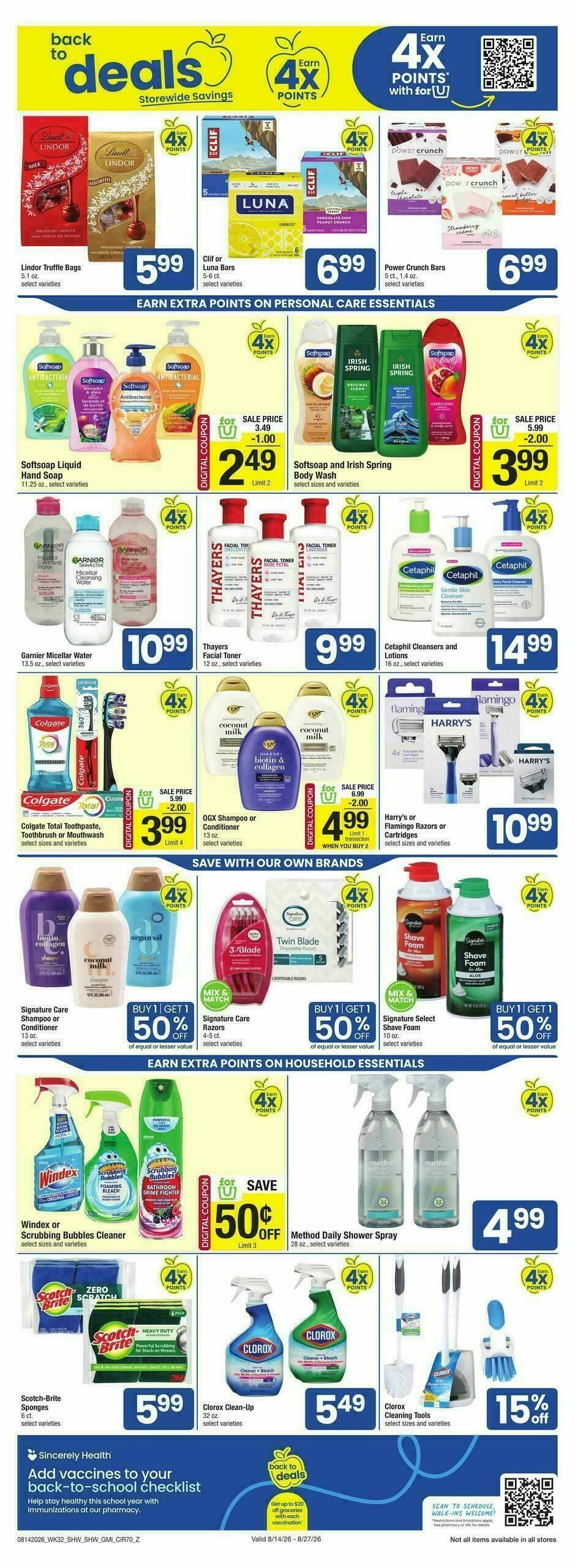Shaw's Weekly Ad from August 14