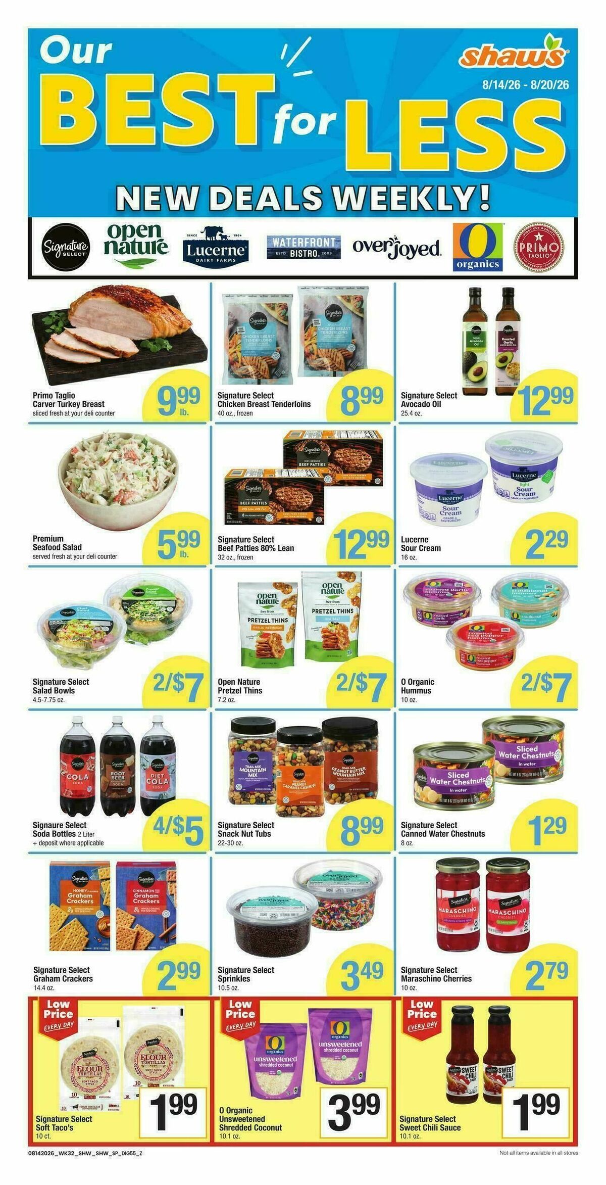 Shaw's Weekly Ad from August 14