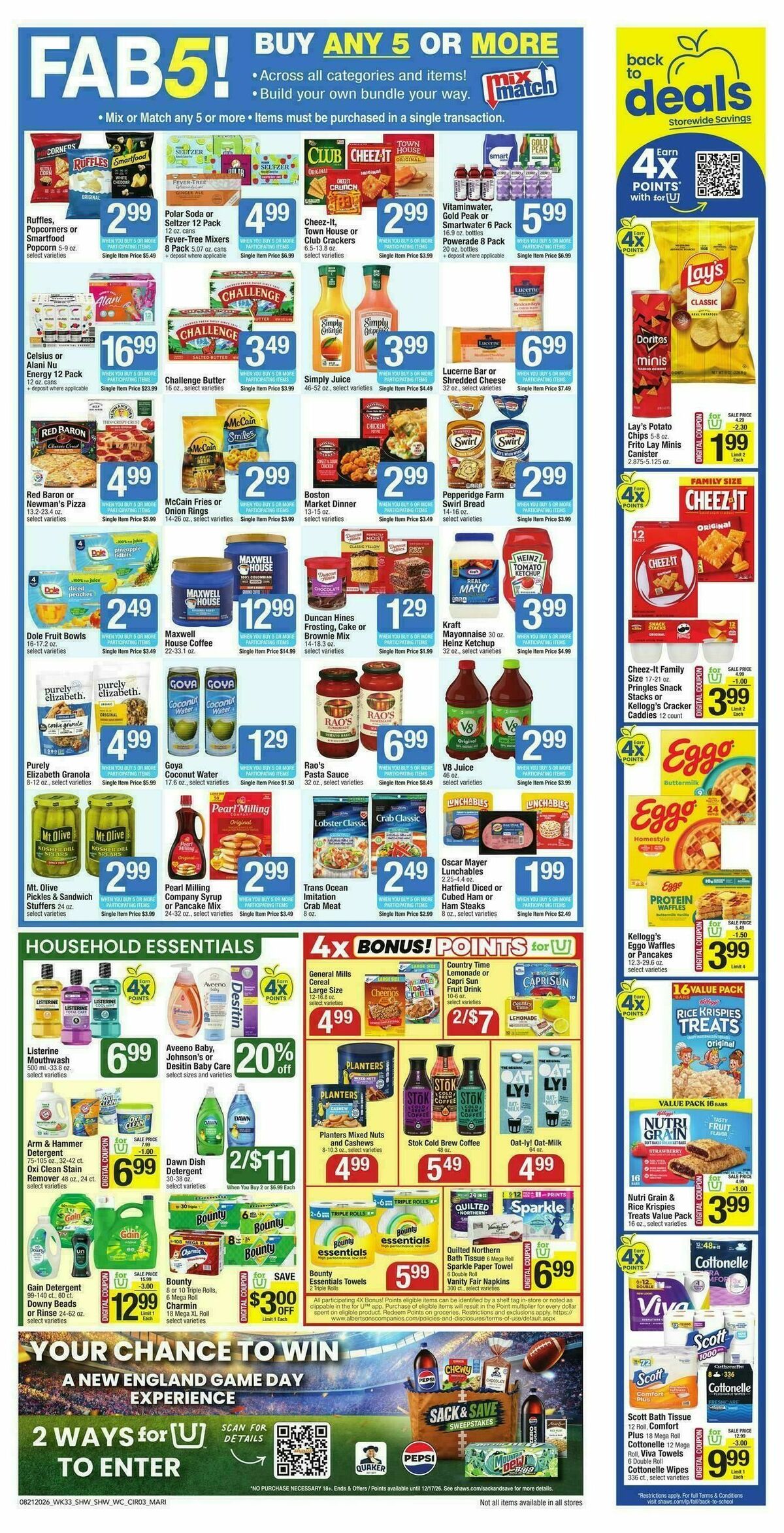 Shaw's Weekly Ad from August 21