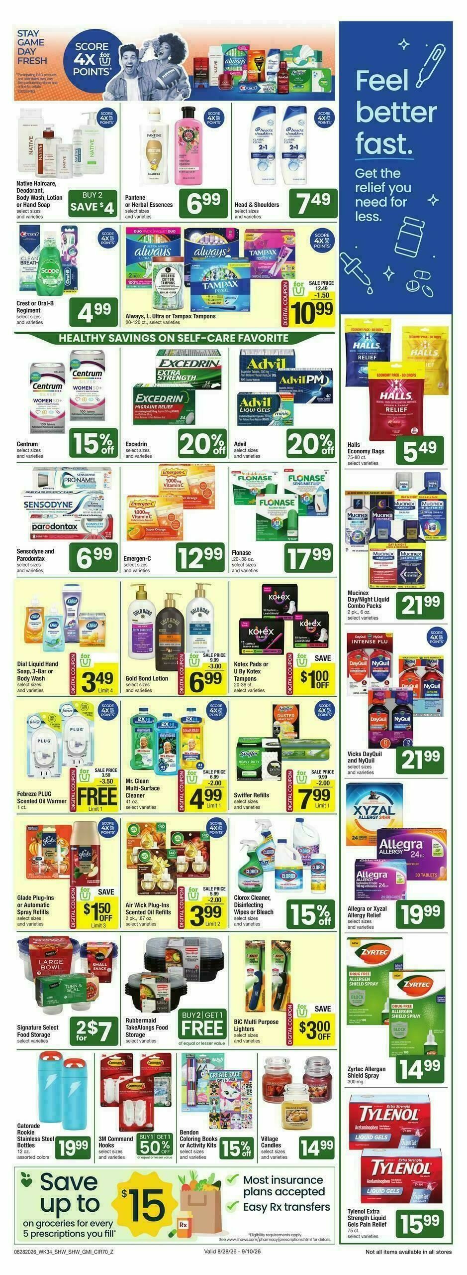Shaw's Weekly Ad from August 28