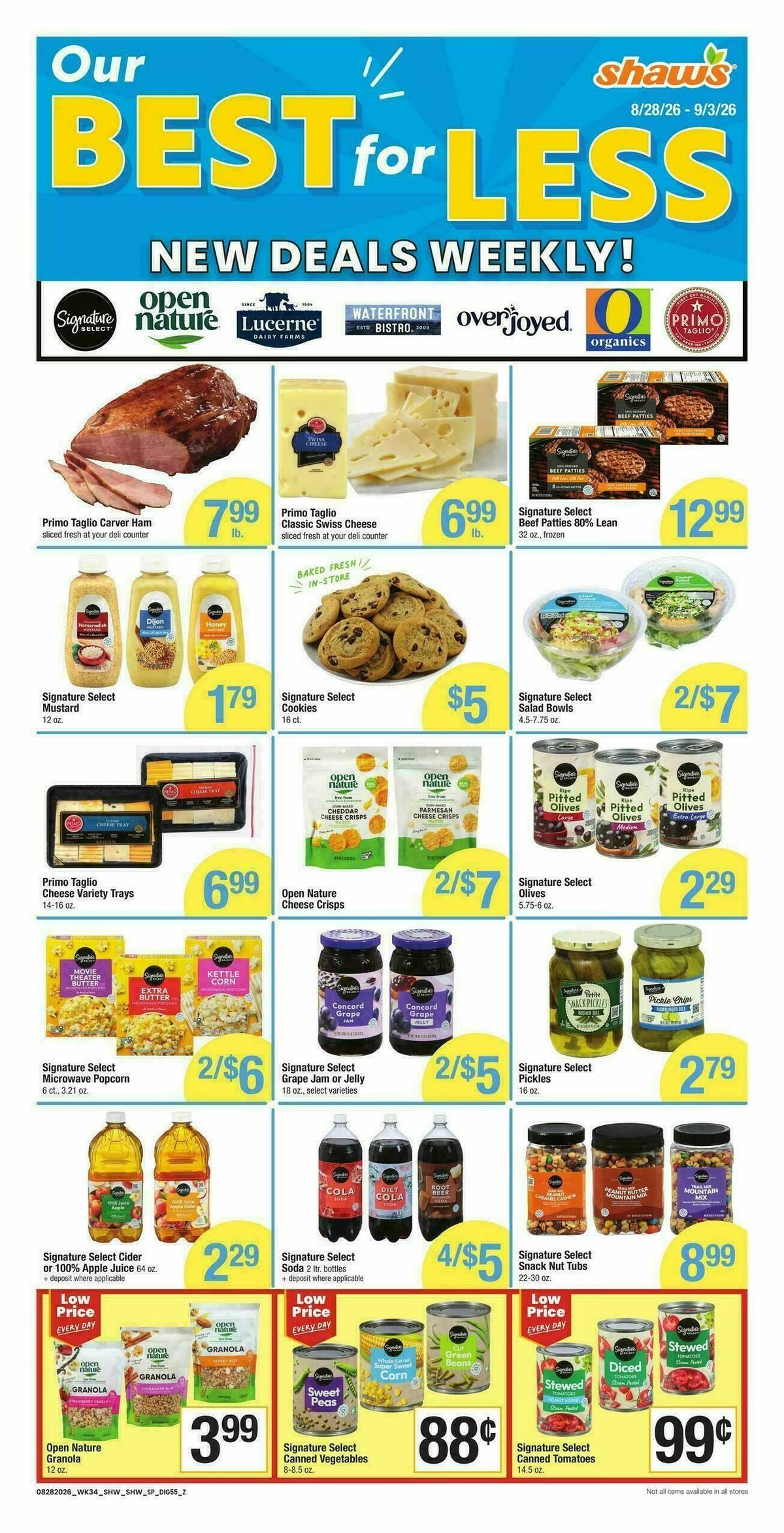 Shaw's Weekly Ad from August 28