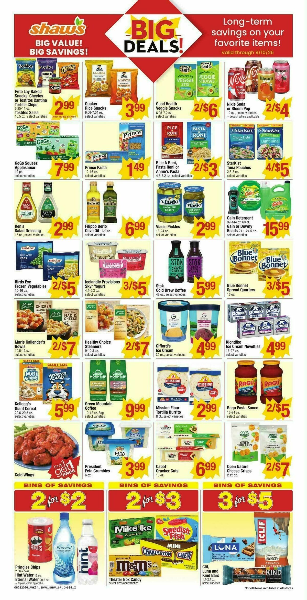 Shaw's Weekly Ad from August 28