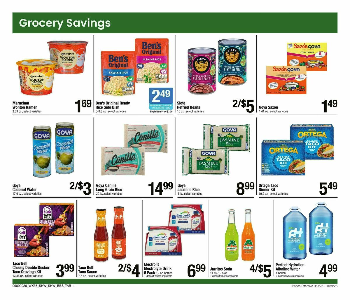 Shaw's Big Book of Savings Weekly Ad from September 9