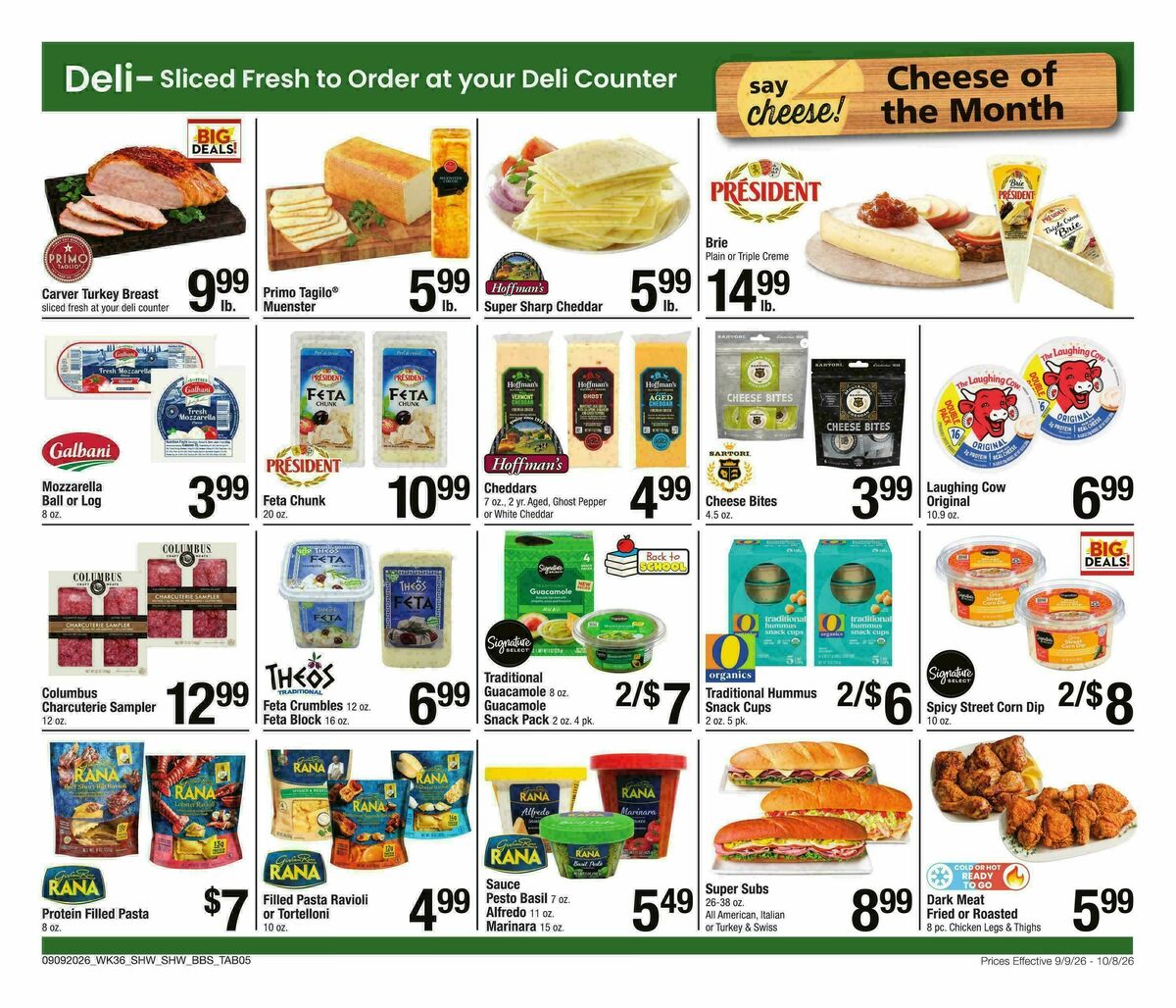 Shaw's Big Book of Savings Weekly Ad from September 9