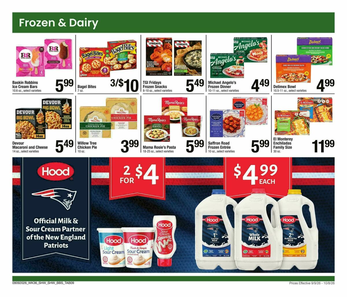 Shaw's Big Book of Savings Weekly Ad from September 9