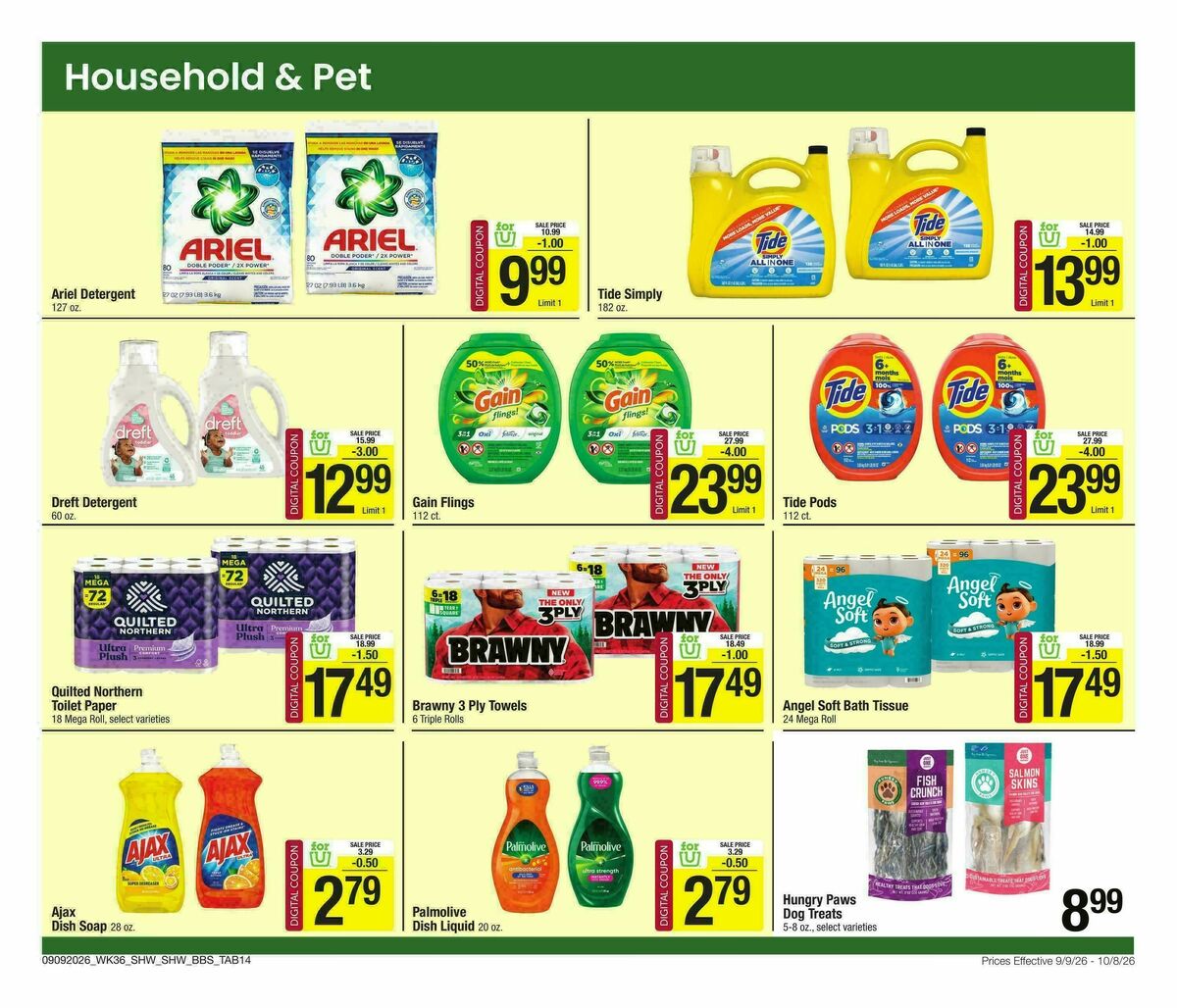 Shaw's Big Book of Savings Weekly Ad from September 9
