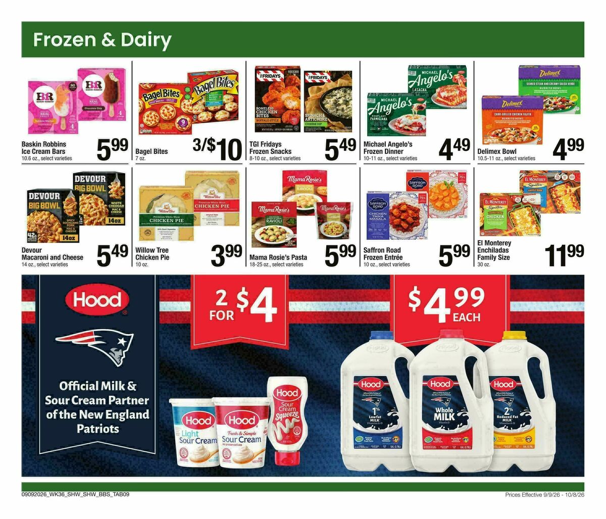 Shaw's Big Book of Savings Weekly Ad from September 9