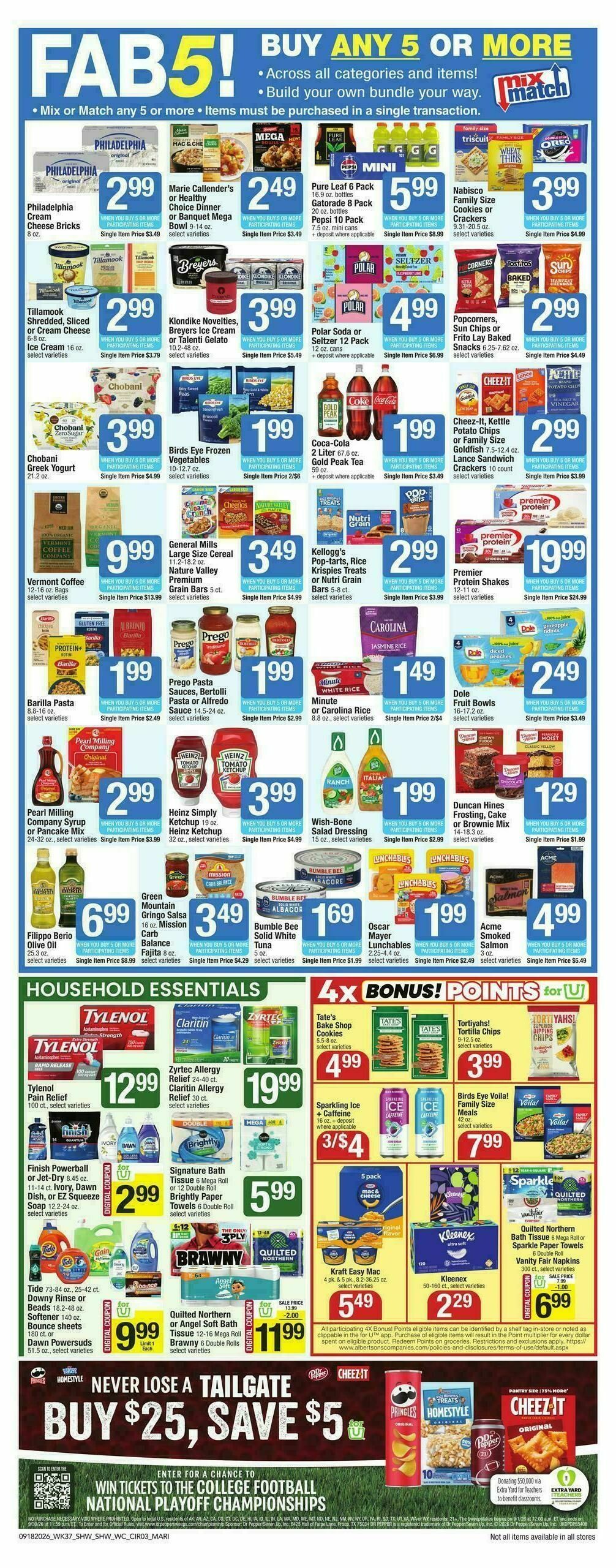 Shaw's Weekly Ad from September 18