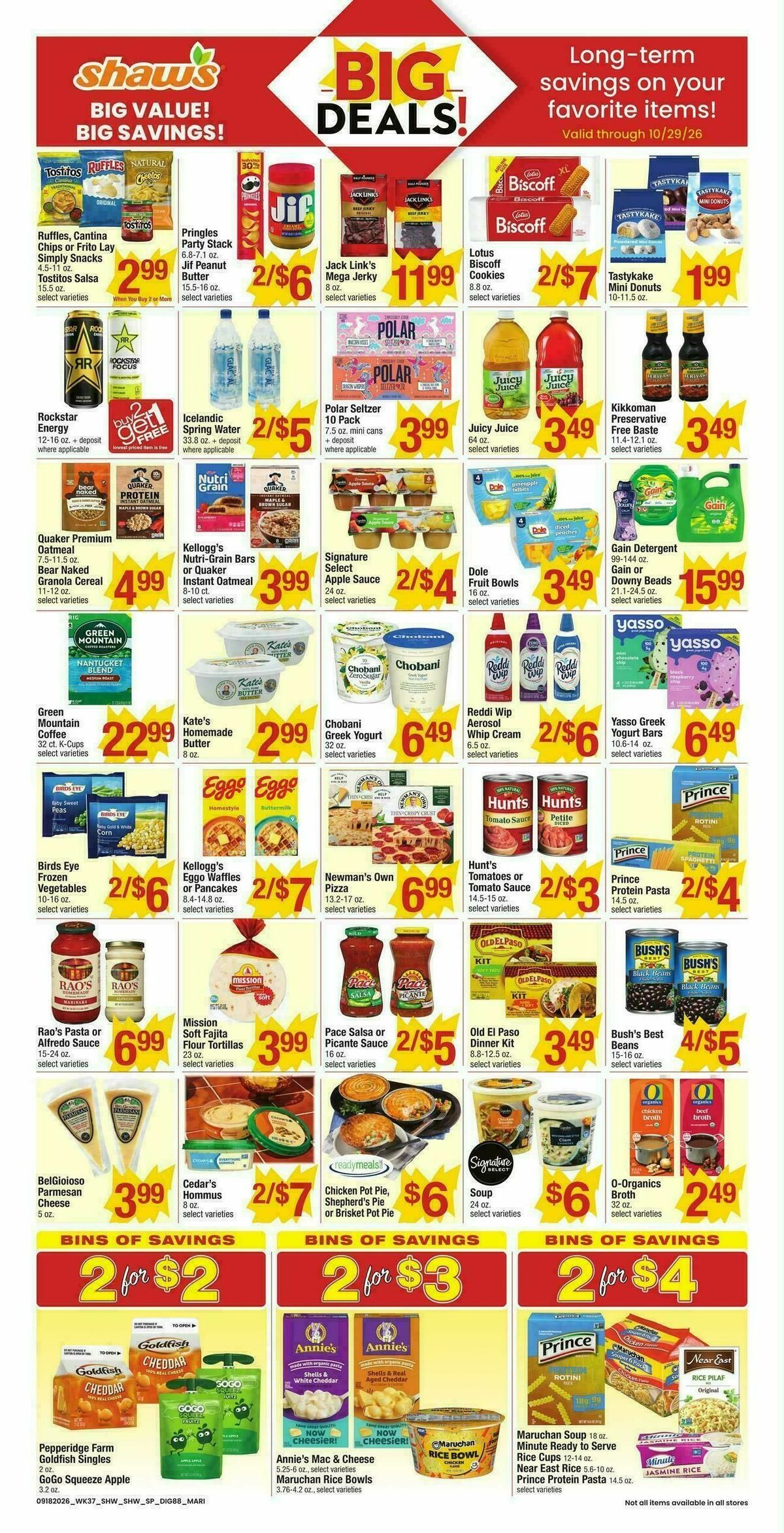 Shaw's Weekly Ad from September 18