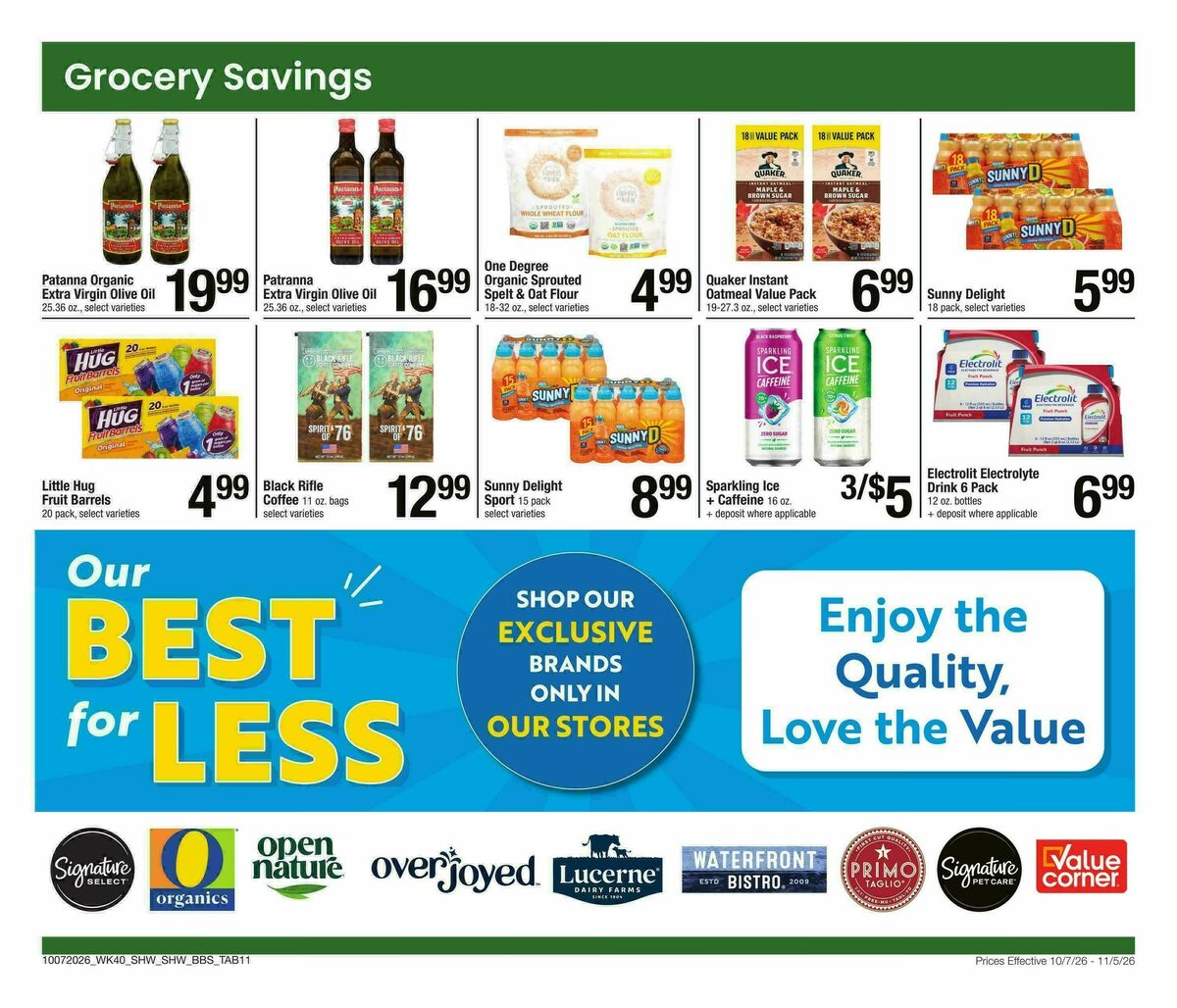 Shaw's Big Book of Savings Weekly Ad from October 7