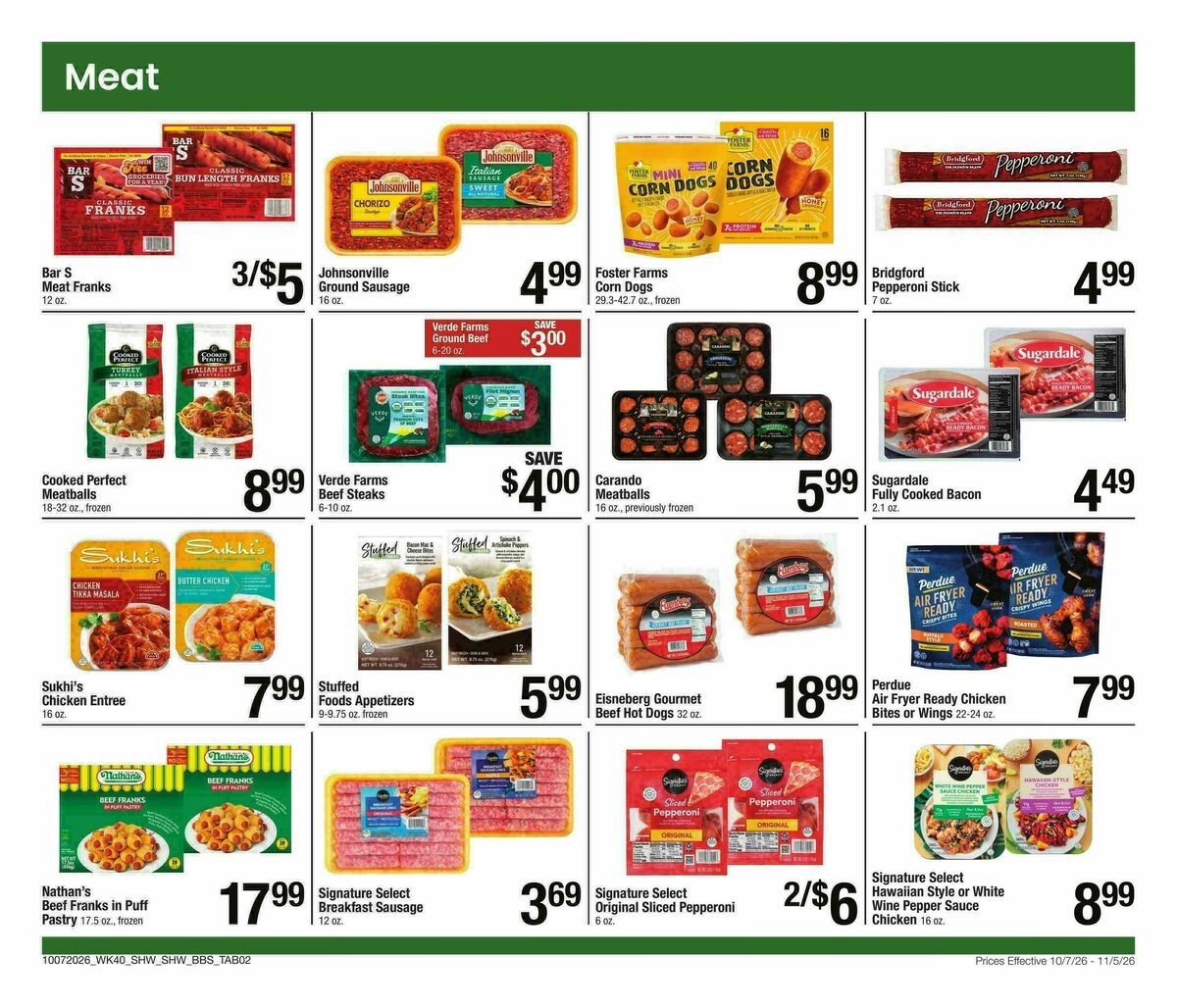 Shaw's Big Book of Savings Weekly Ad from October 7