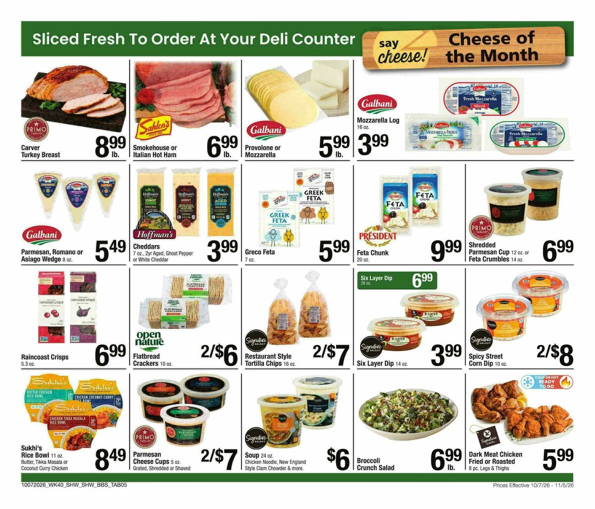 Shaw's Big Book of Savings Weekly Ad from October 7