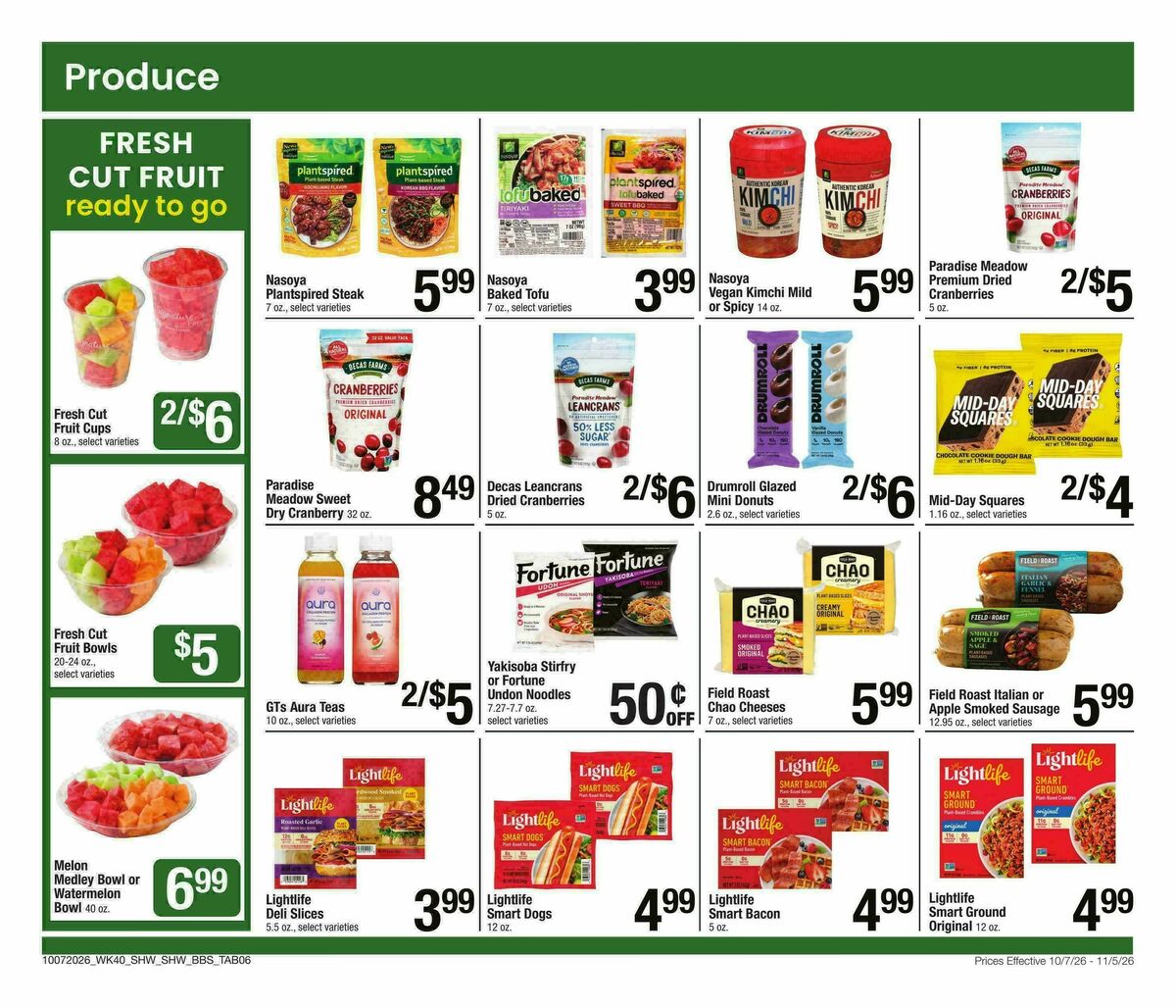 Shaw's Big Book of Savings Weekly Ad from October 7