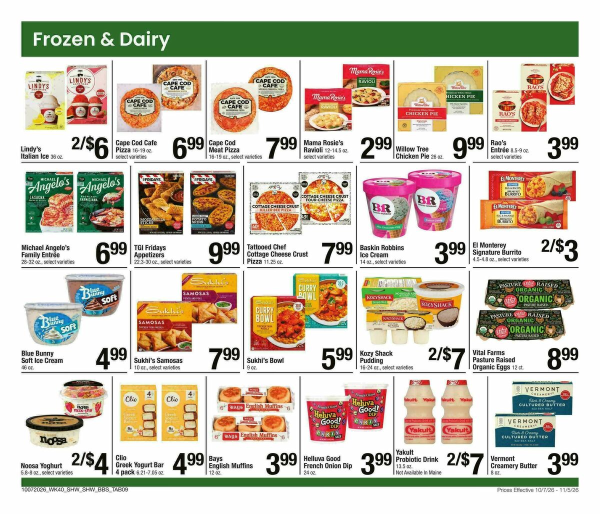 Shaw's Big Book of Savings Weekly Ad from October 7