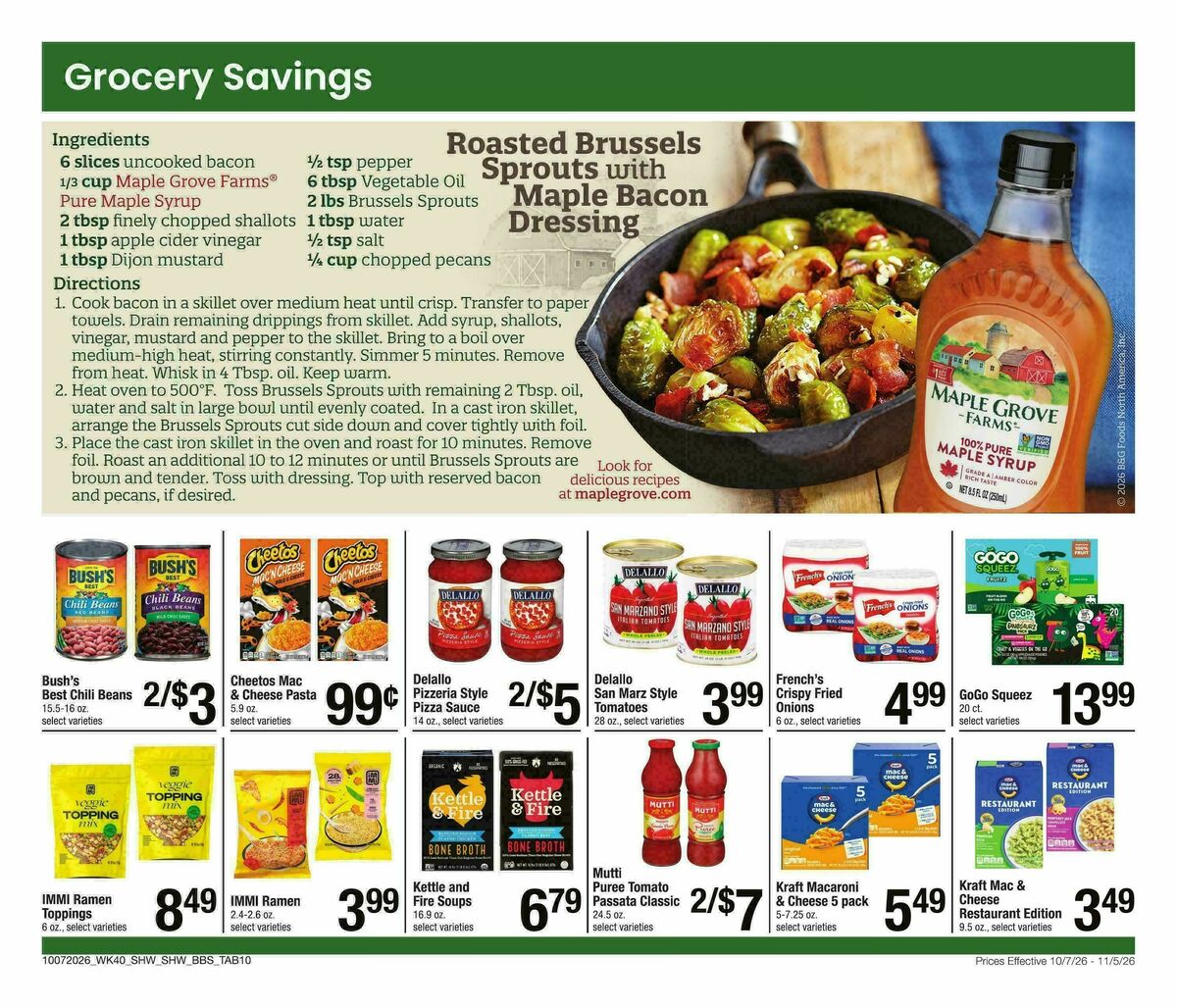 Shaw's Big Book of Savings Weekly Ad from October 7