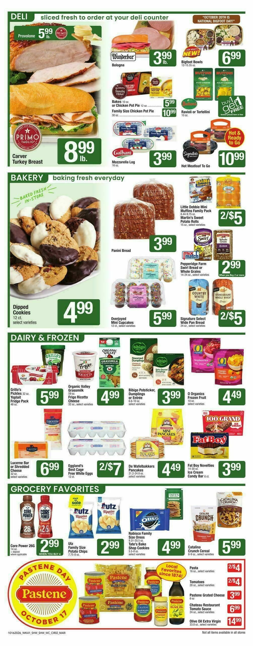 Shaw's Weekly Ad from October 16