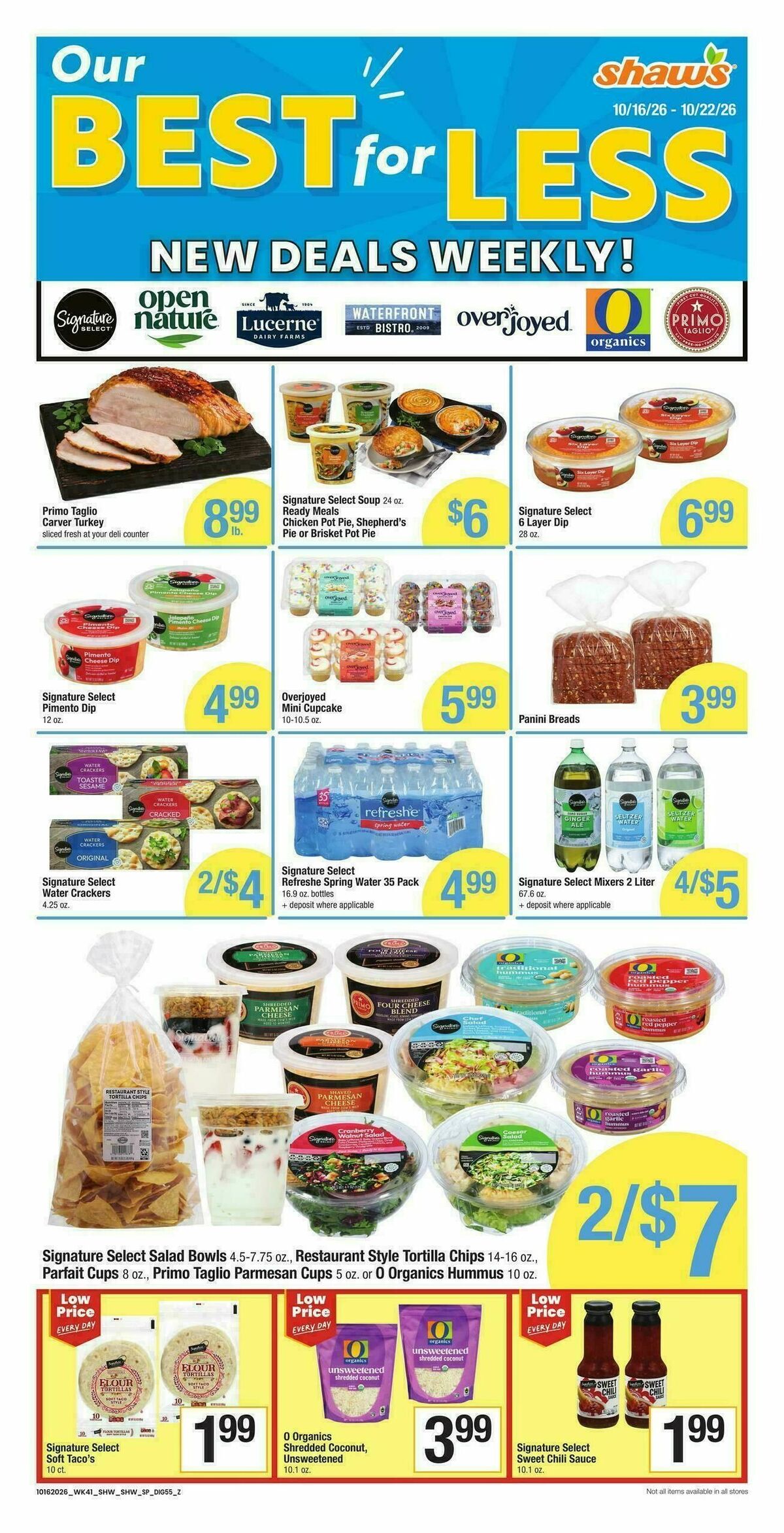 Shaw's Weekly Ad from October 16