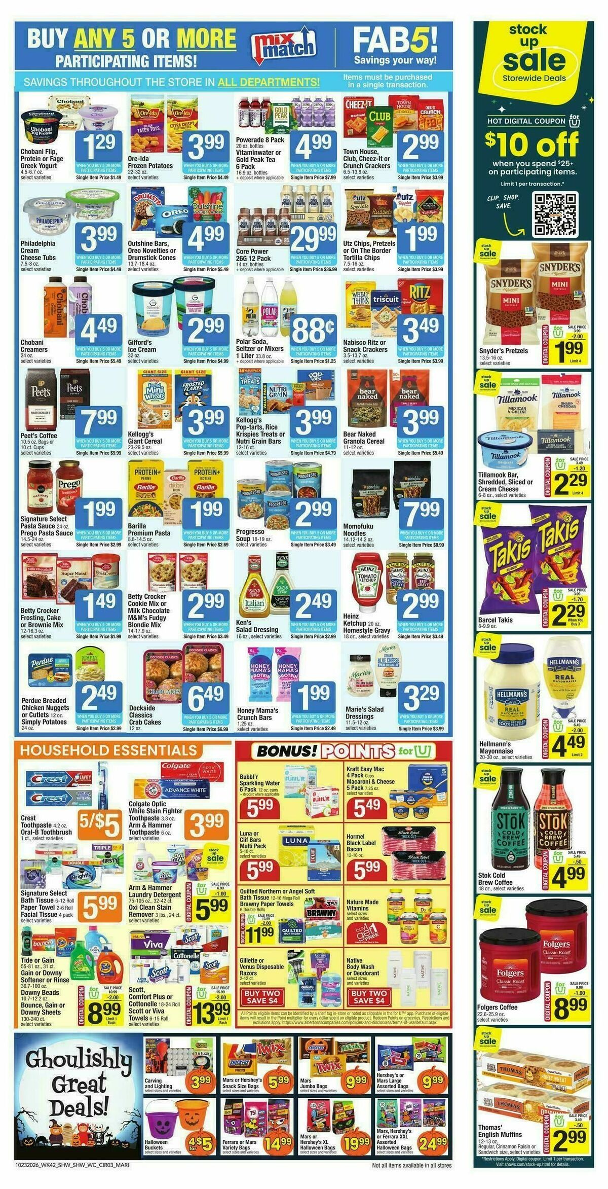 Shaw's Weekly Ad from October 23